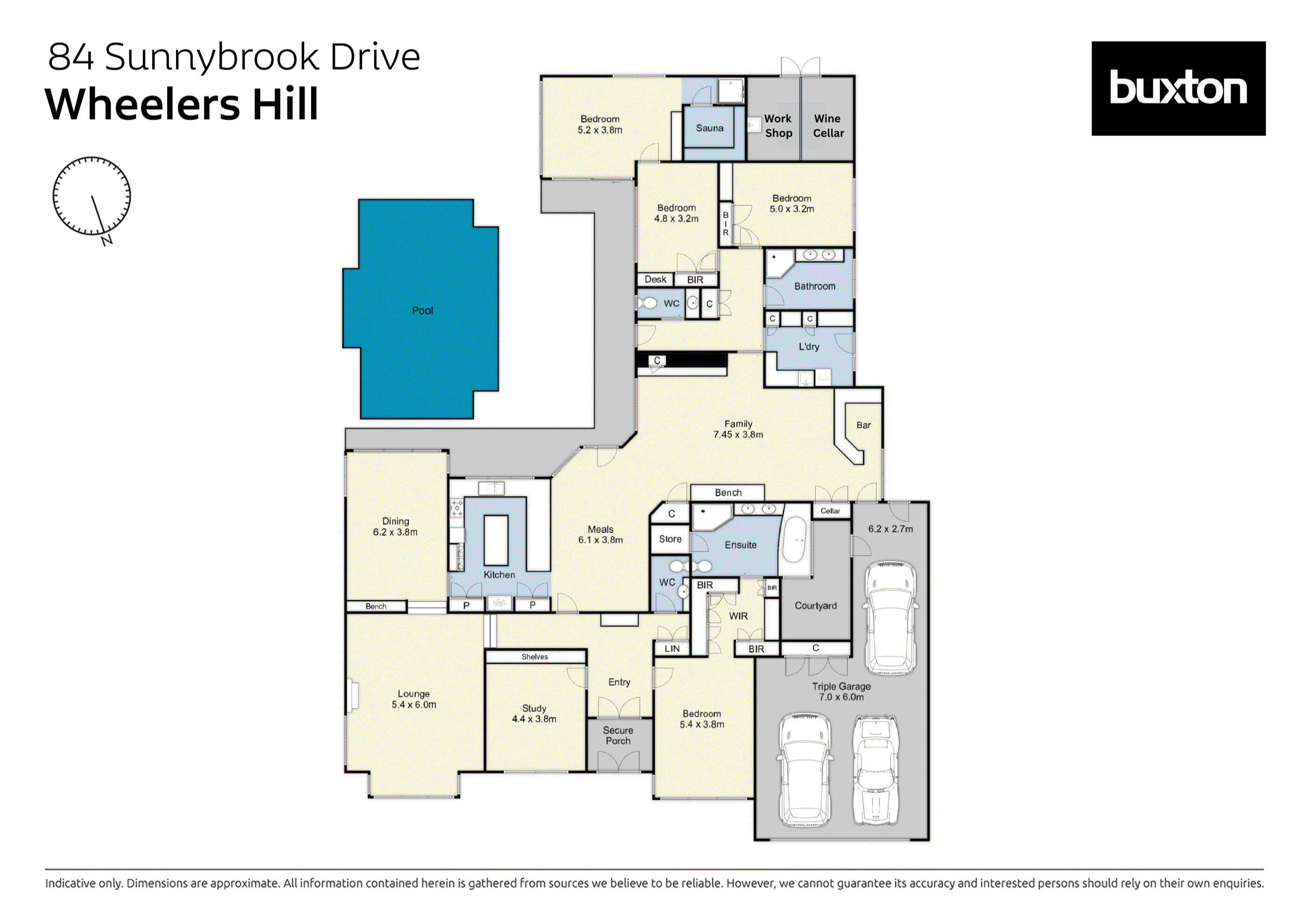 84 Sunnybrook Drive, Wheelers Hill VIC 3150 - Floorplan