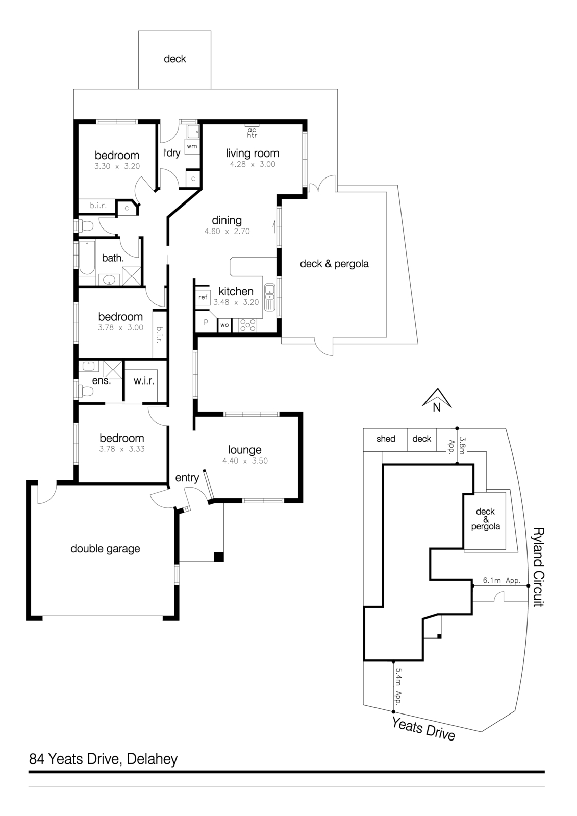 84 Yeats Drive, Delahey VIC 3037 - Floorplan