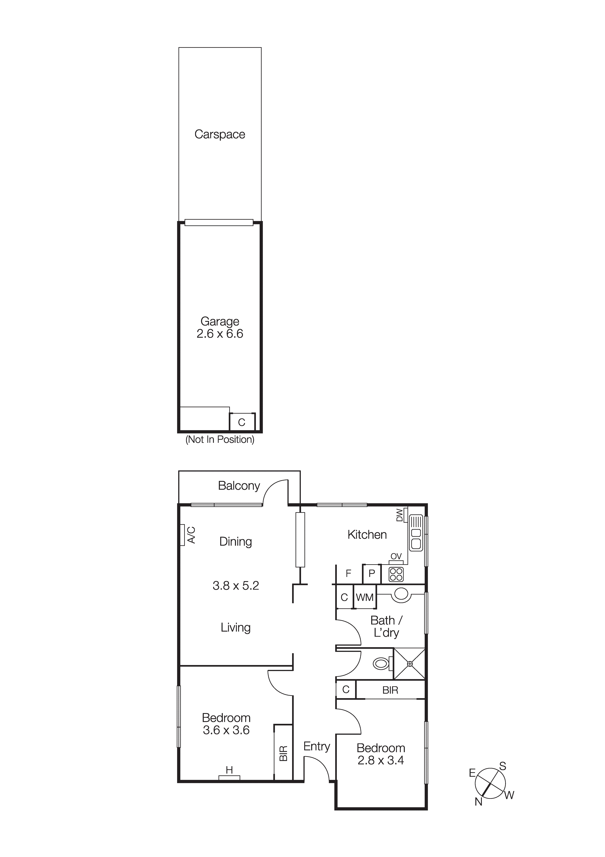 8/44 Robe Street, St Kilda VIC 3182 - Floorplan