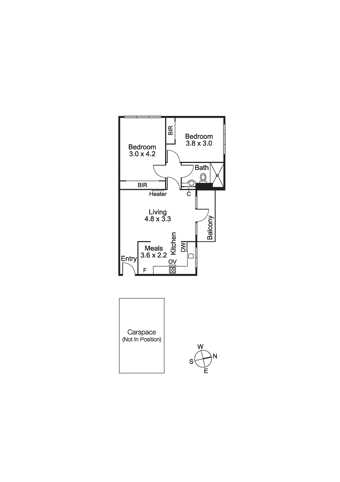8/4A Wando Grove, St Kilda East VIC 3183 - Floorplan
