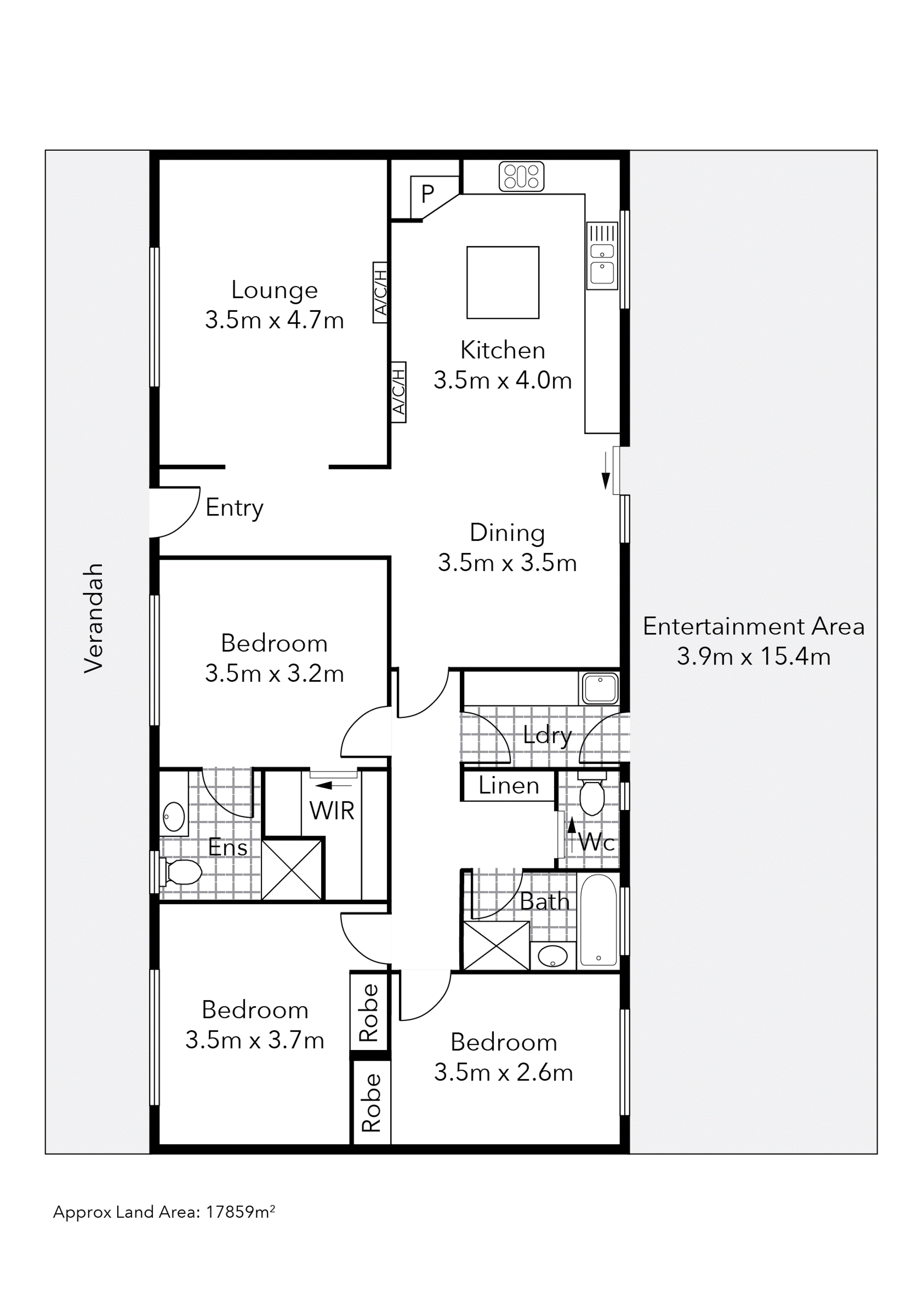 85 Fairview Road, Clunes VIC 3370 - Floorplan