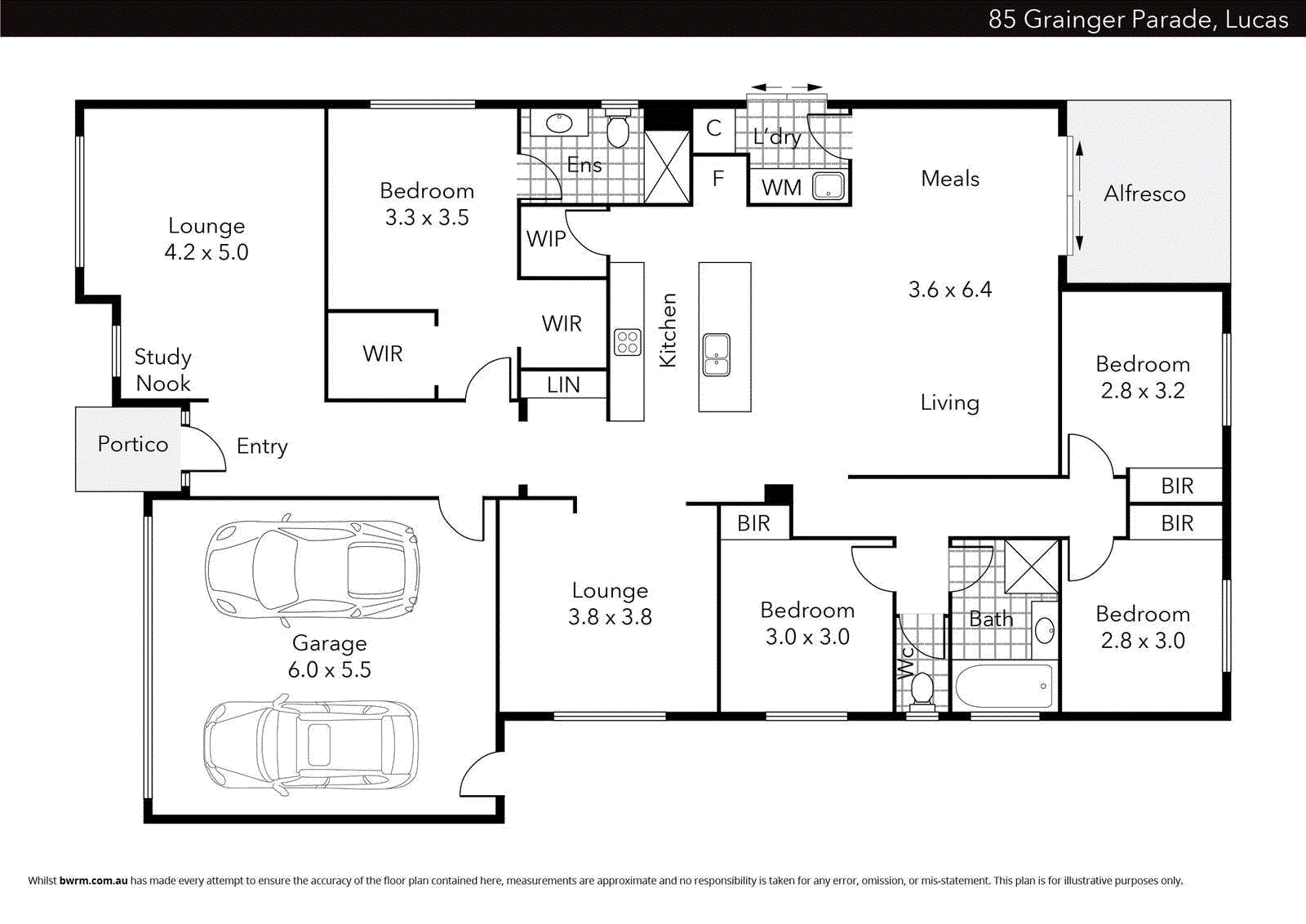 85 Grainger Parade, Lucas VIC 3350 - Floorplan