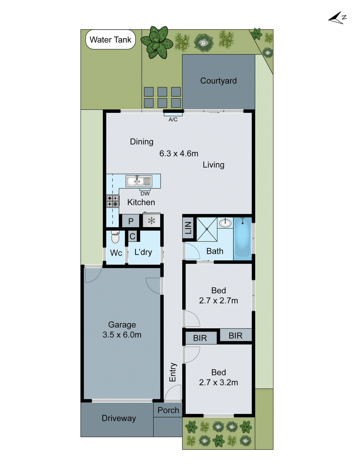 8/5 Peter Street, Grovedale VIC 3216 - Floorplan
