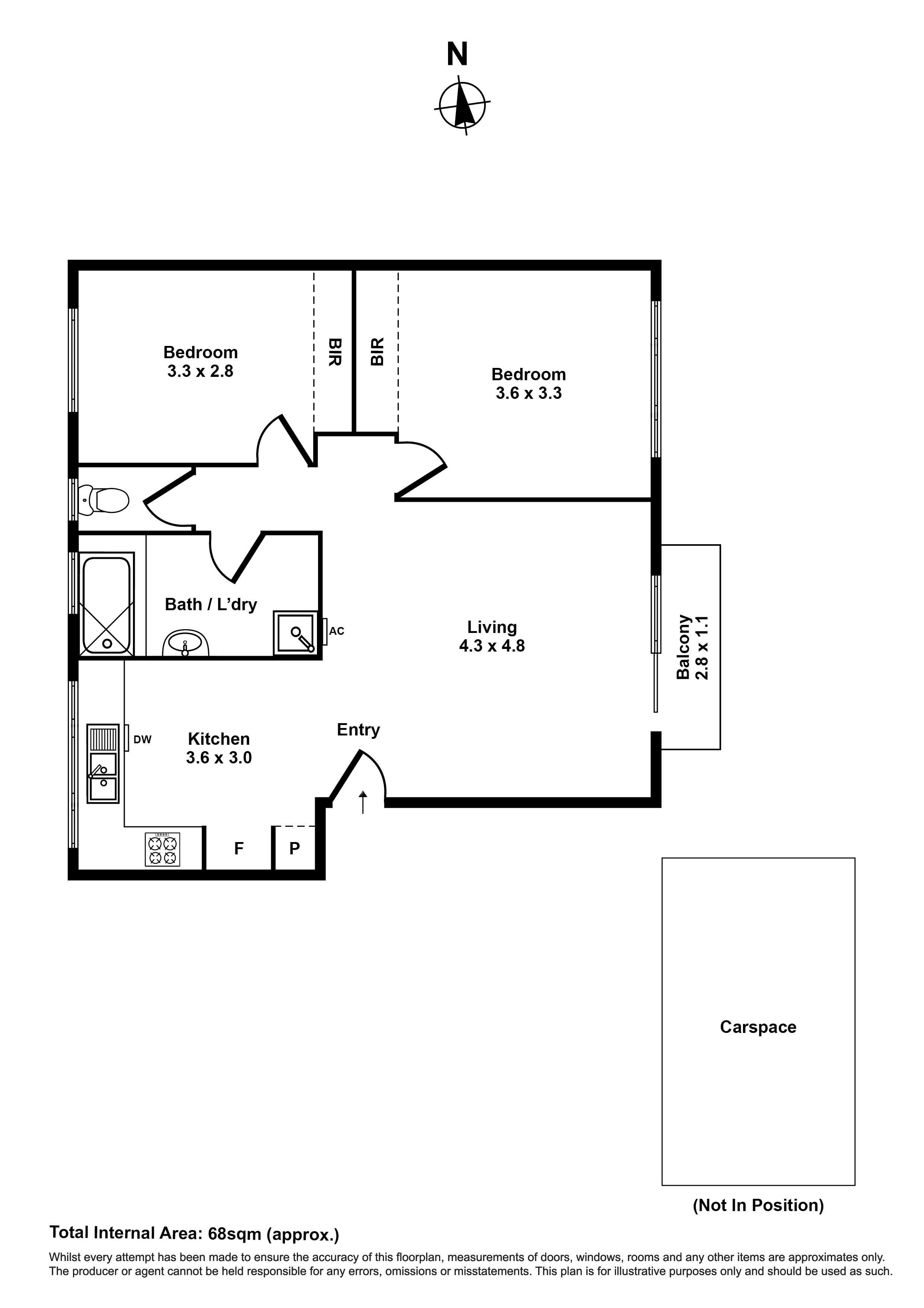 8/54 Hobbs Street, Seddon VIC 3011 - Floorplan