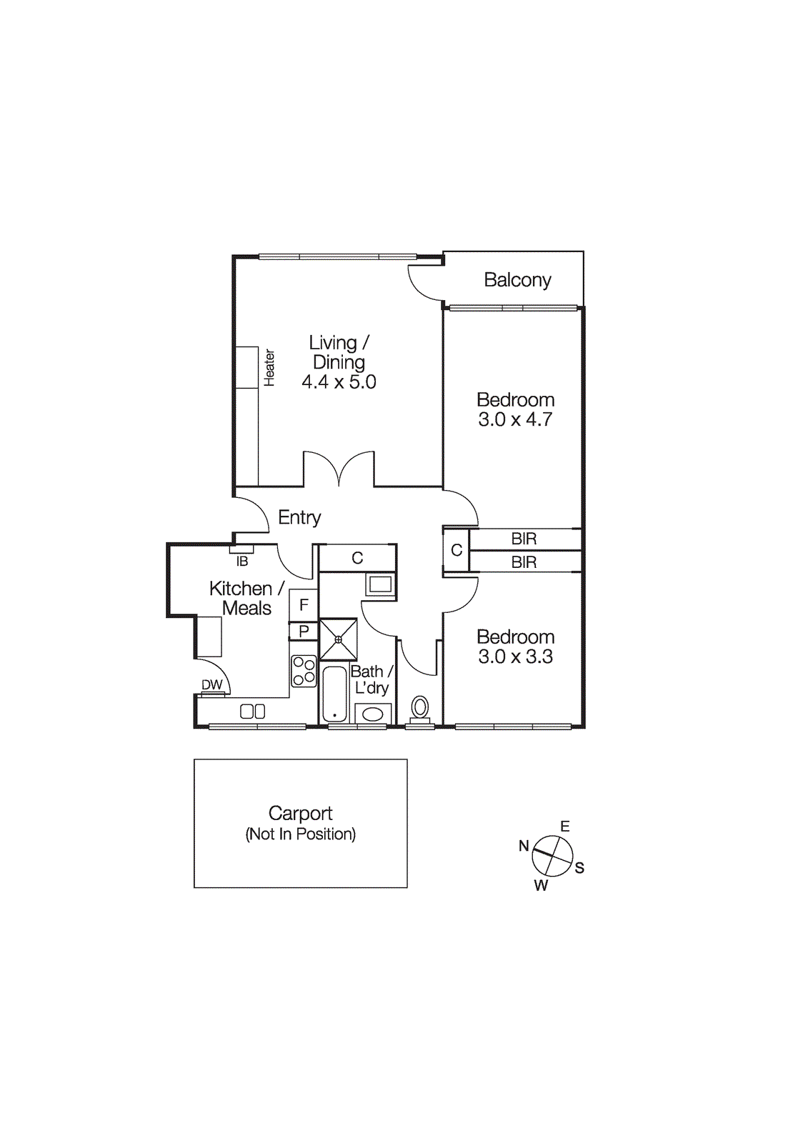 8/54 Scott Street, Elwood VIC 3184 - Floorplan