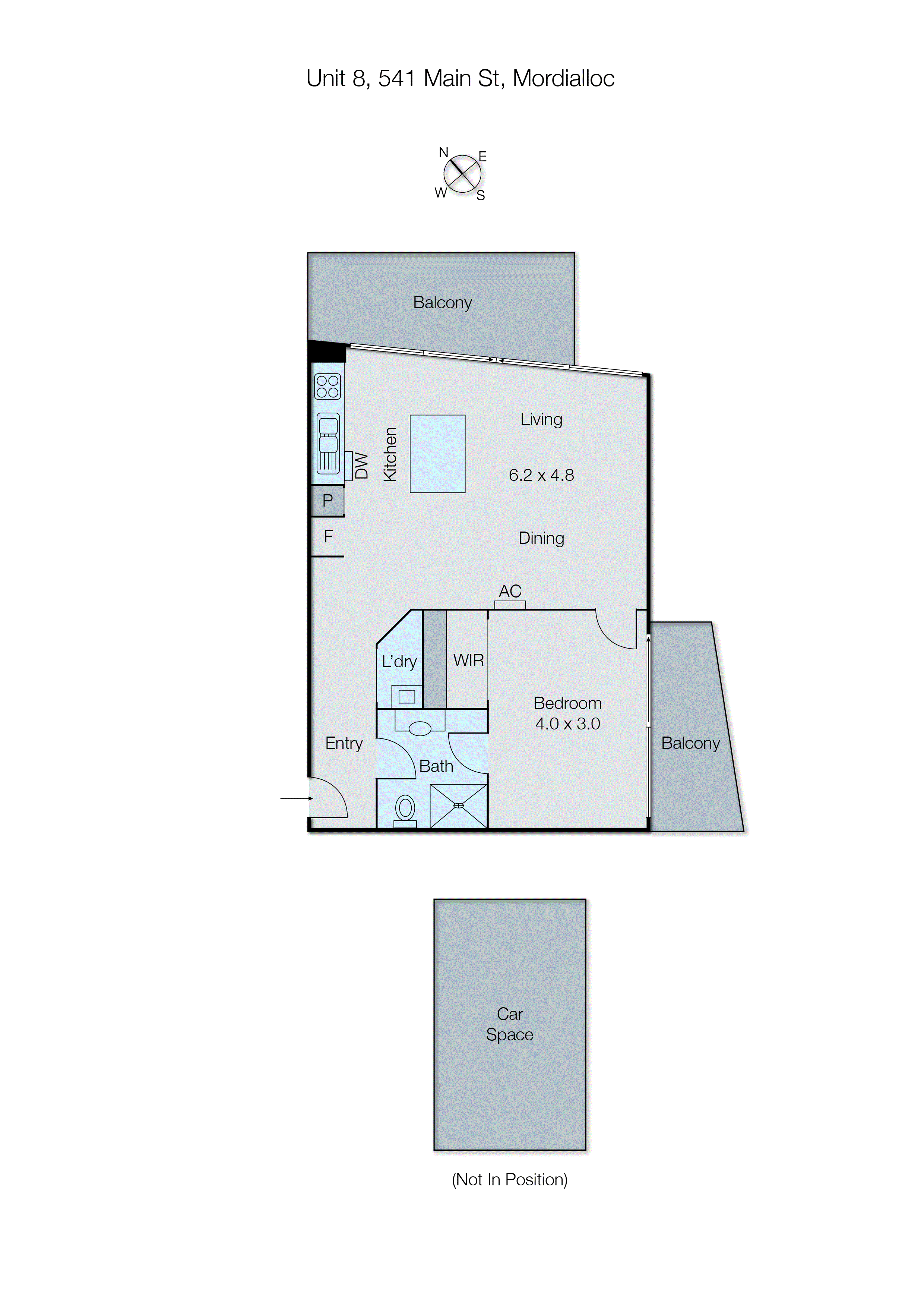 8/541 Main Street, Mordialloc VIC 3195 - Floorplan