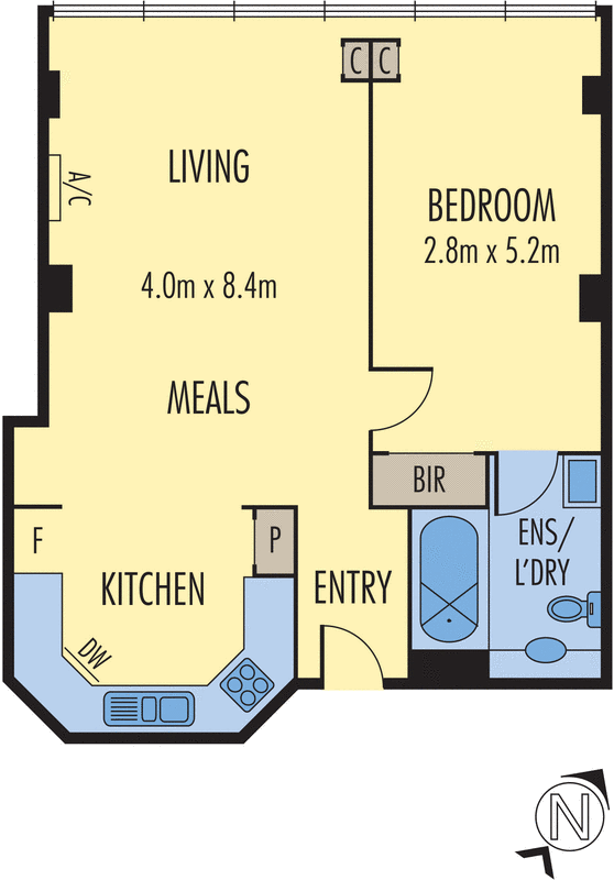 85/604 St Kilda Road, Melbourne VIC 3000 - Floorplan