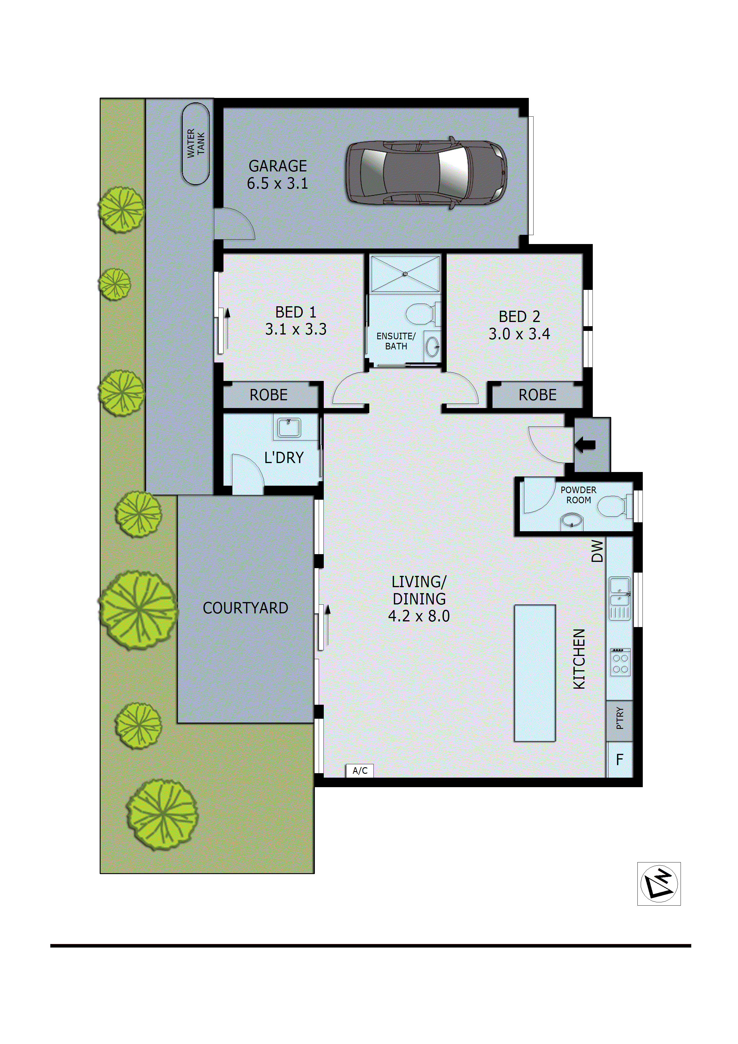 8/57-59 Golden Avenue, Chelsea VIC 3196 - Floorplan