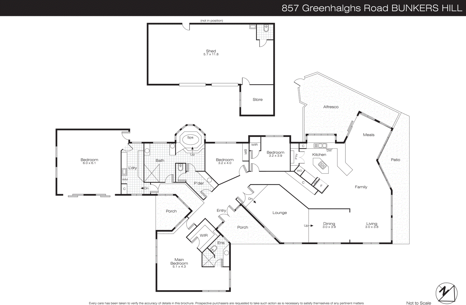 857 Greenhalghs Road, Bunkers Hill VIC 3352 - Floorplan