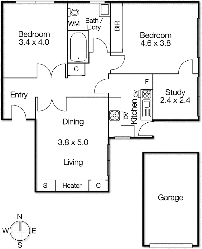 8/6-18 Princes Street, St Kilda VIC 3182 - Floorplan