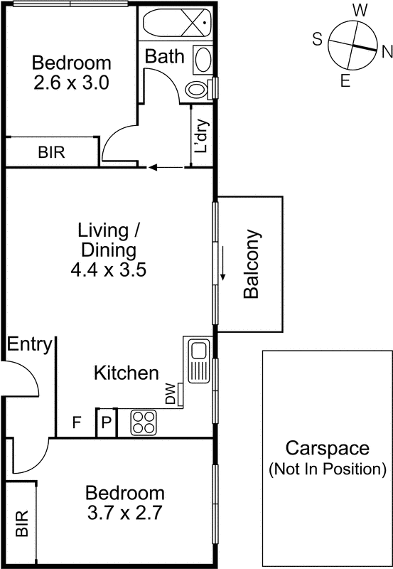 8/6-8 Cyril Street, Elwood VIC 3184 - Floorplan