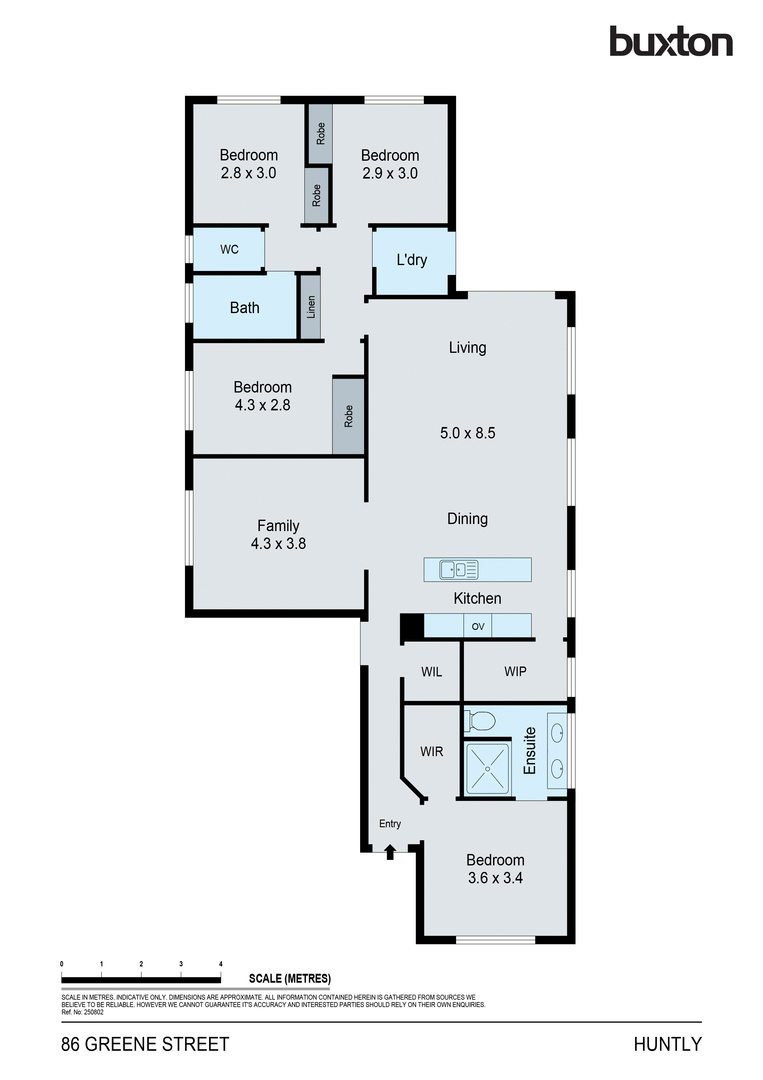 86 Greene Street, Huntly VIC 3551 - Floorplan