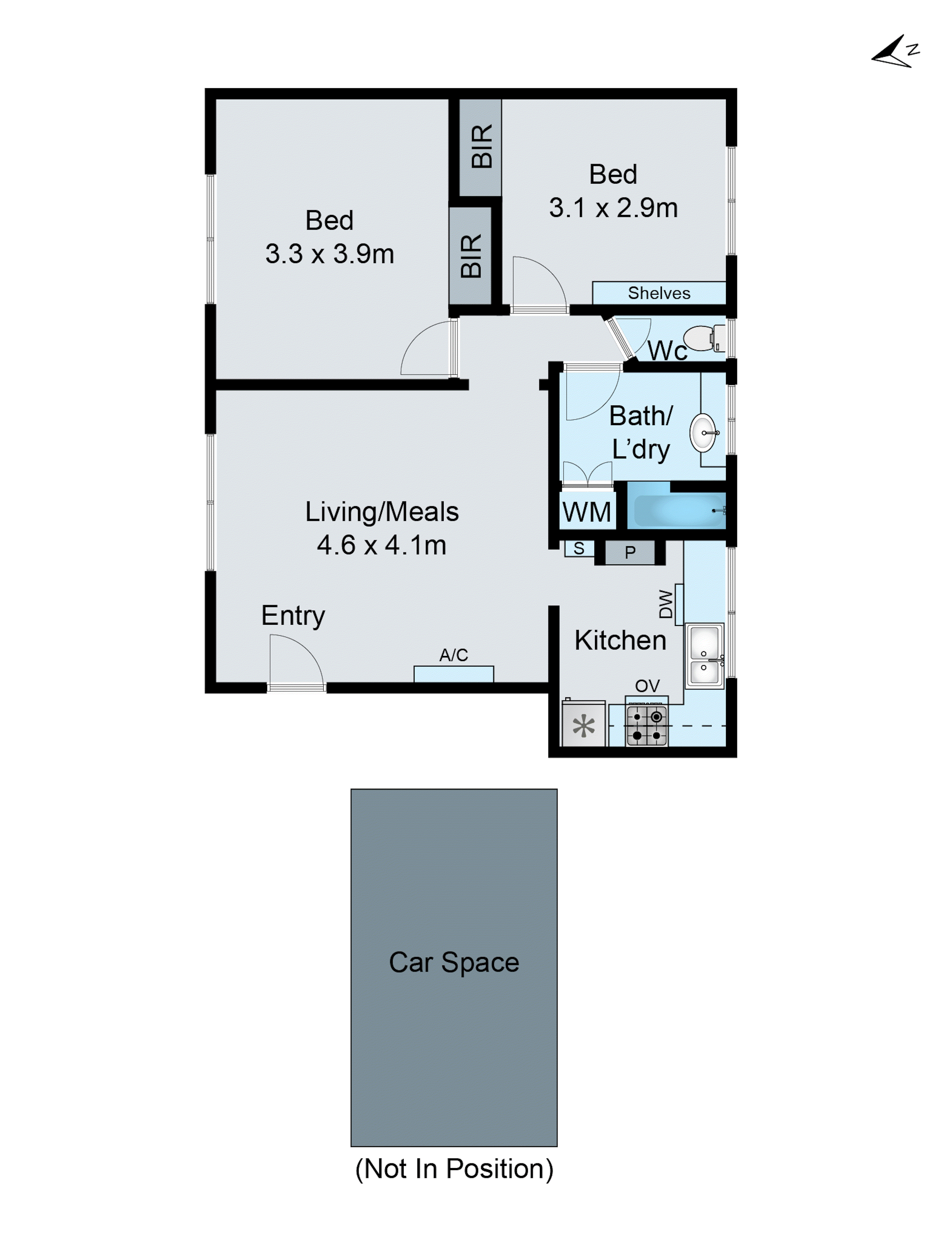 8/6 Olinda Grove, Oakleigh South VIC 3167 - Floorplan