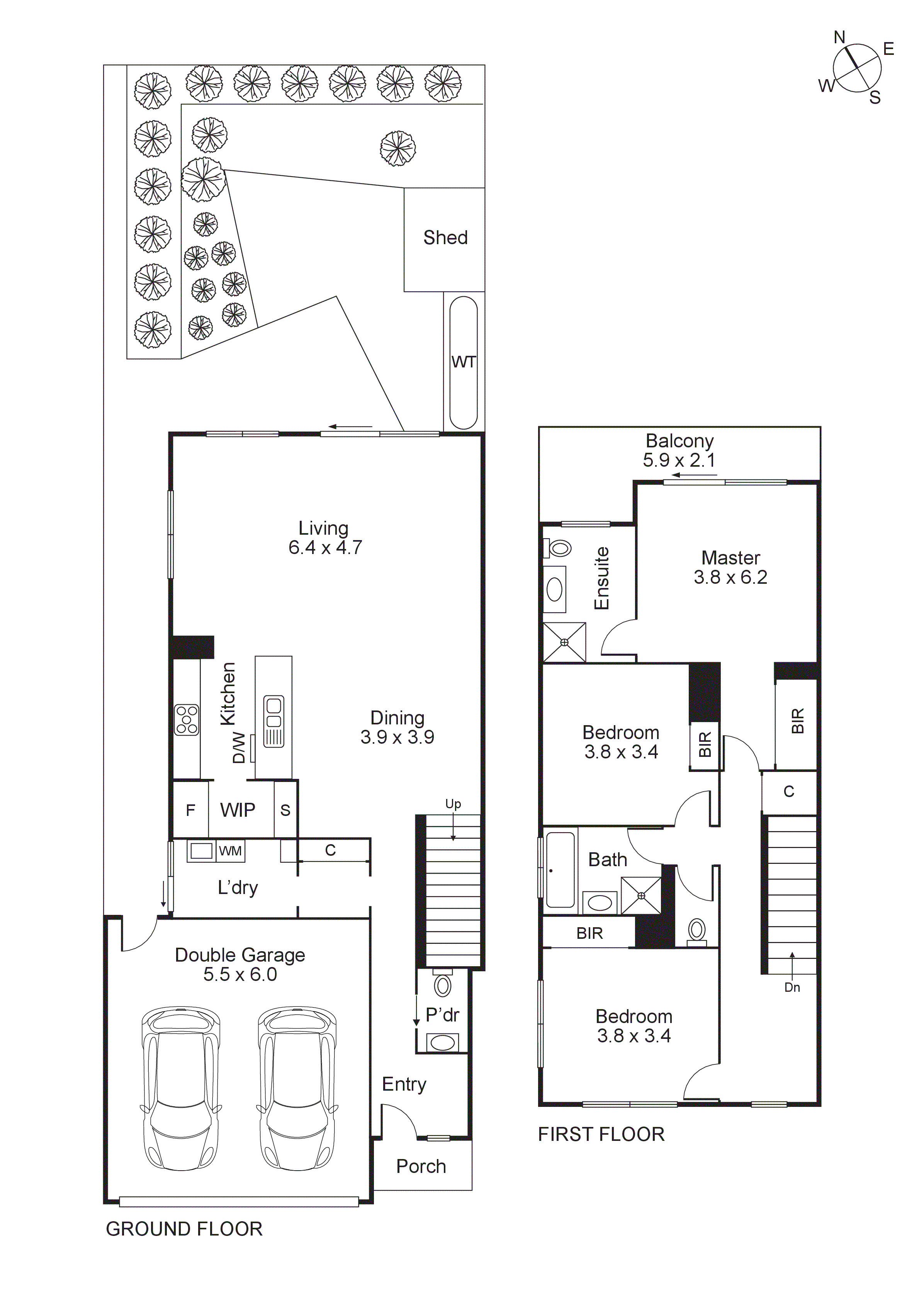 8/61 Centre Dandenong Road, Dingley Village VIC 3172 - Floorplan