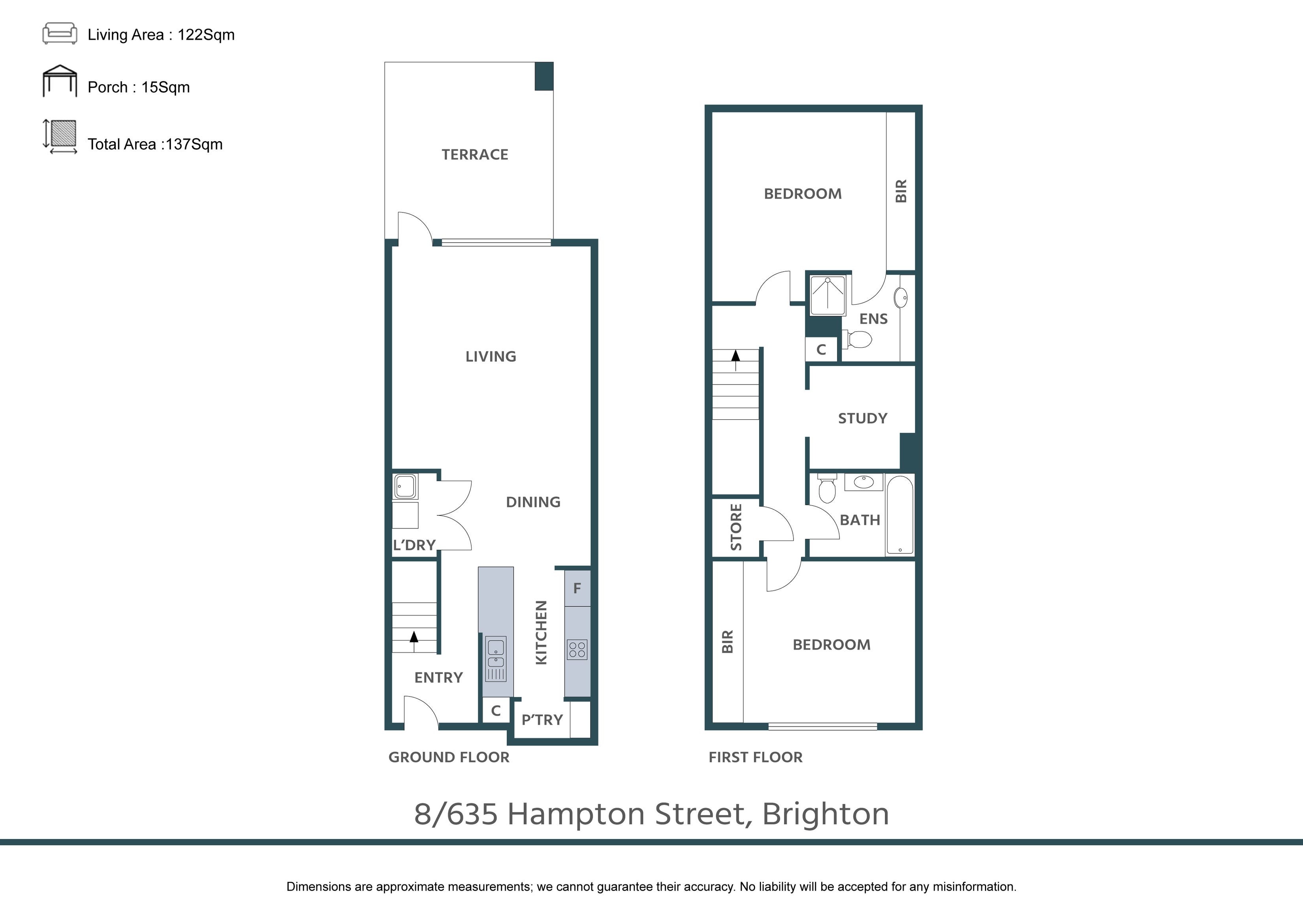 8/635 Hampton Street, Brighton VIC 3186 - Floorplan