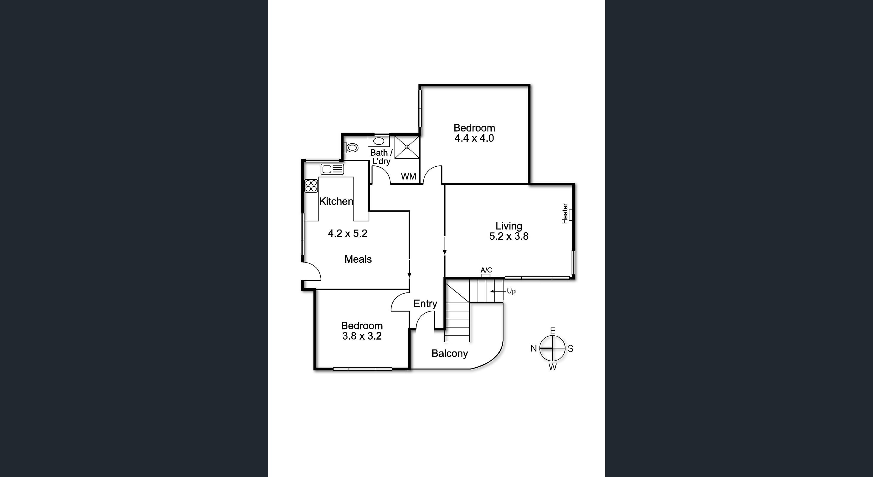 8/66 Riddell Parade, ELSTERNWICK VIC 3185 - Floorplan