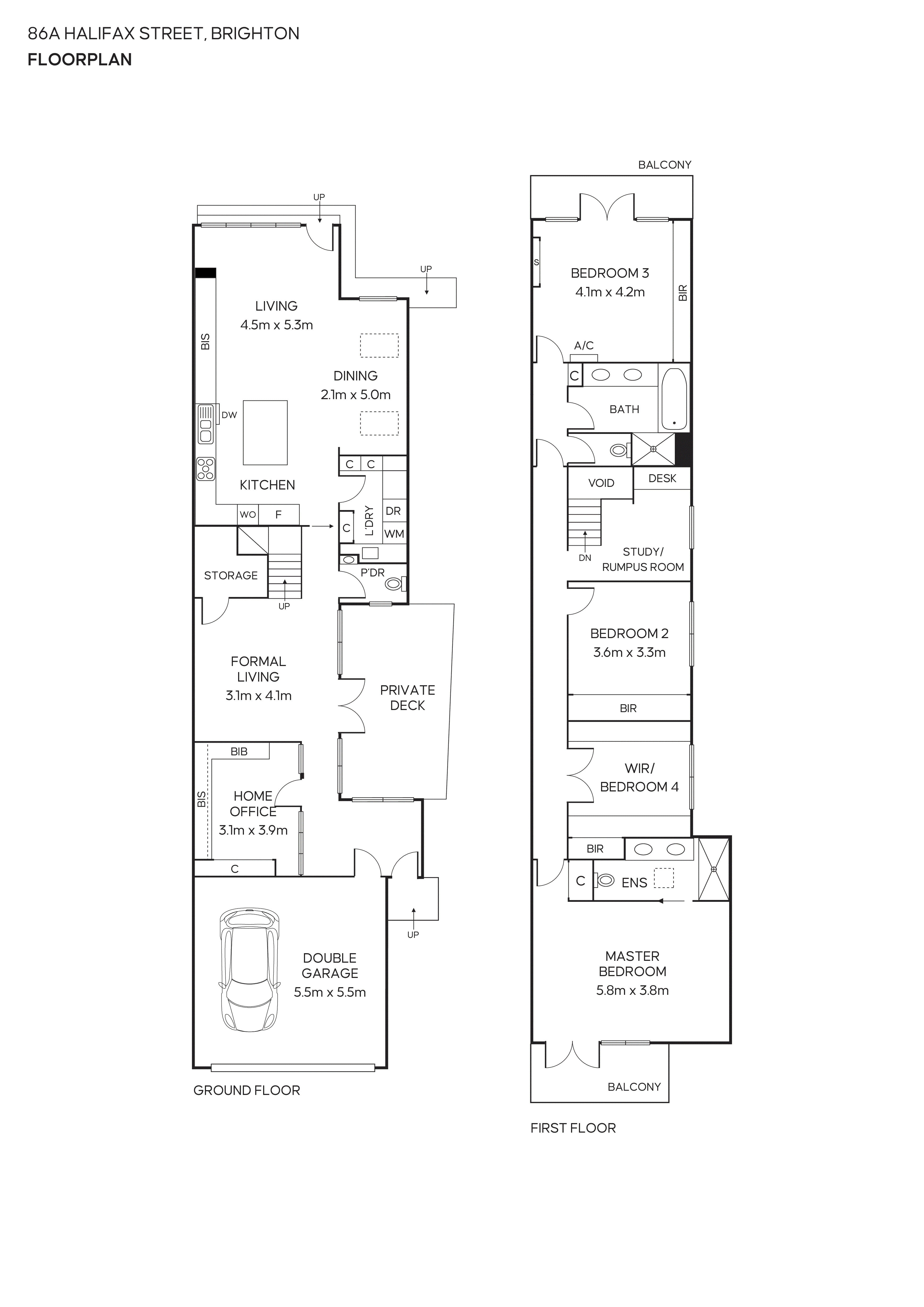 86A Halifax Street, Brighton VIC 3186 - Floorplan
