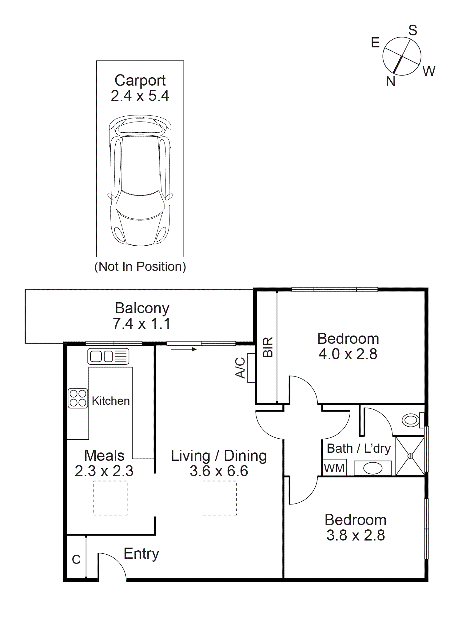 8/7-9 South Avenue, Bentleigh VIC 3204 - Floorplan