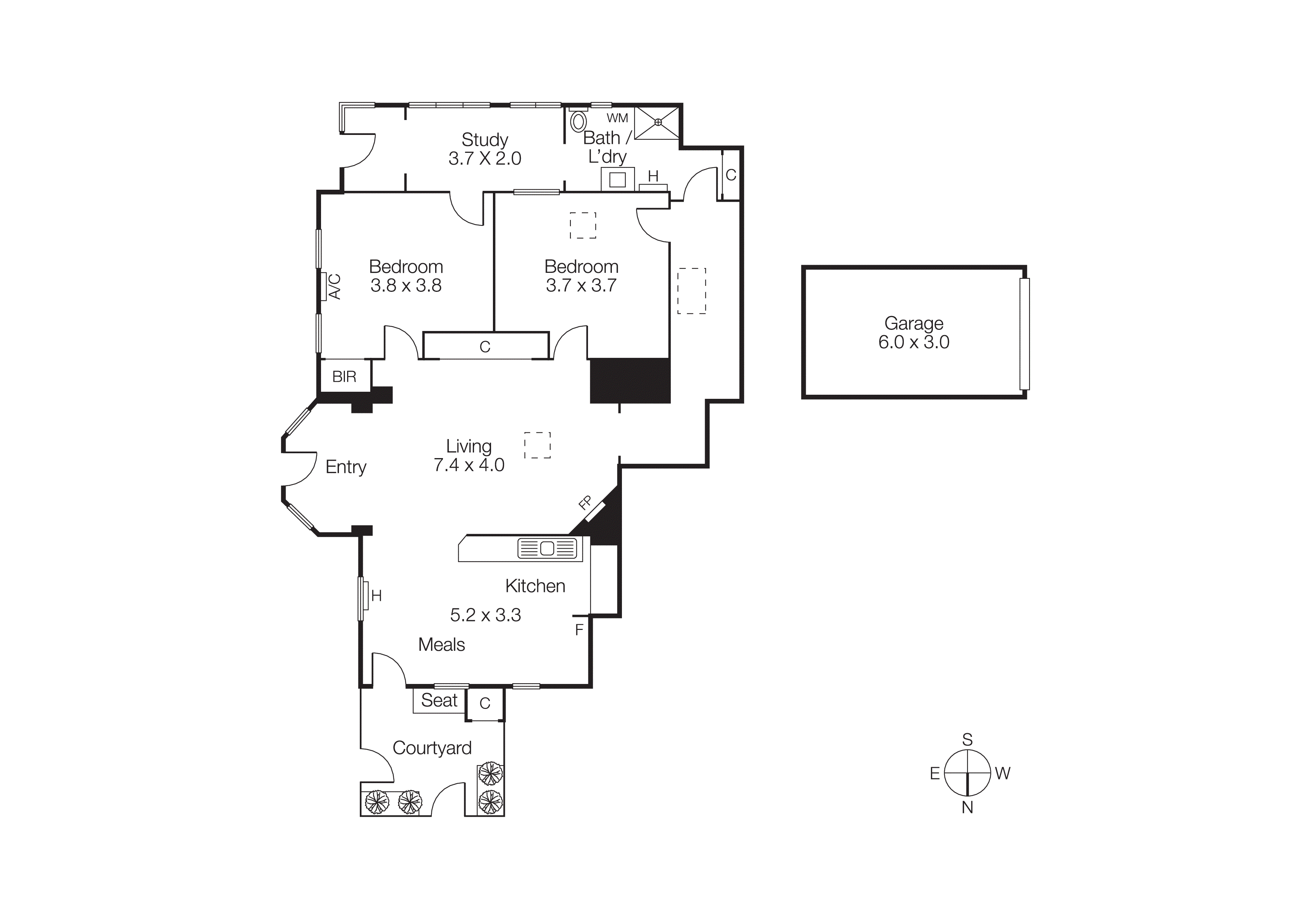 8/7 Keith Court, Brighton VIC 3186 - Floorplan