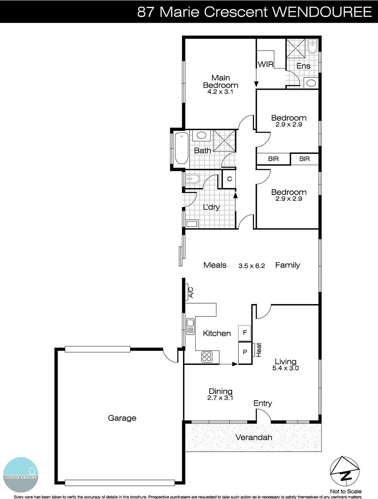 87 Marie Crescent, Wendouree VIC 3355 - Floorplan