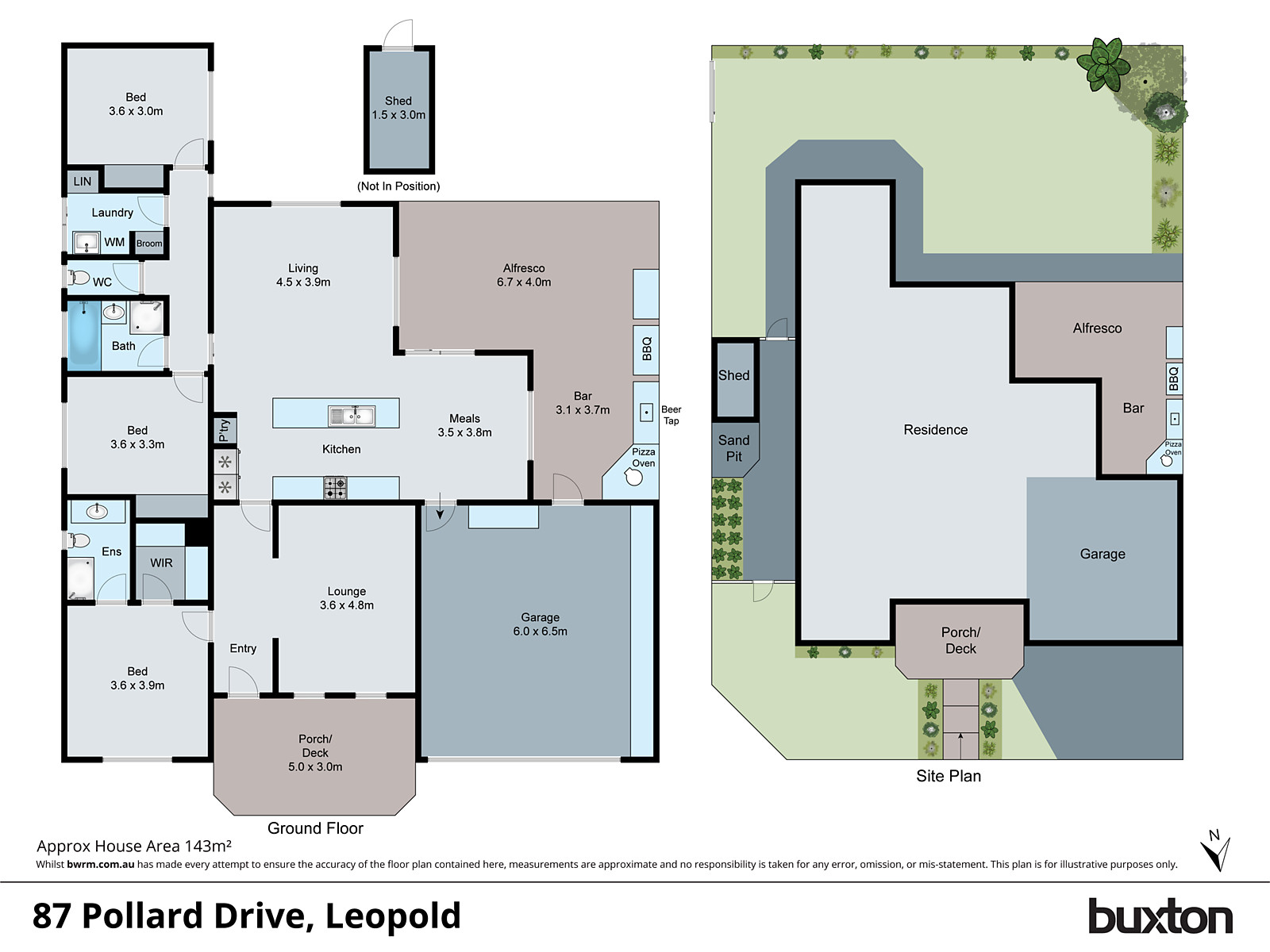 87 Pollard Drive, Leopold VIC 3224 - Floorplan
