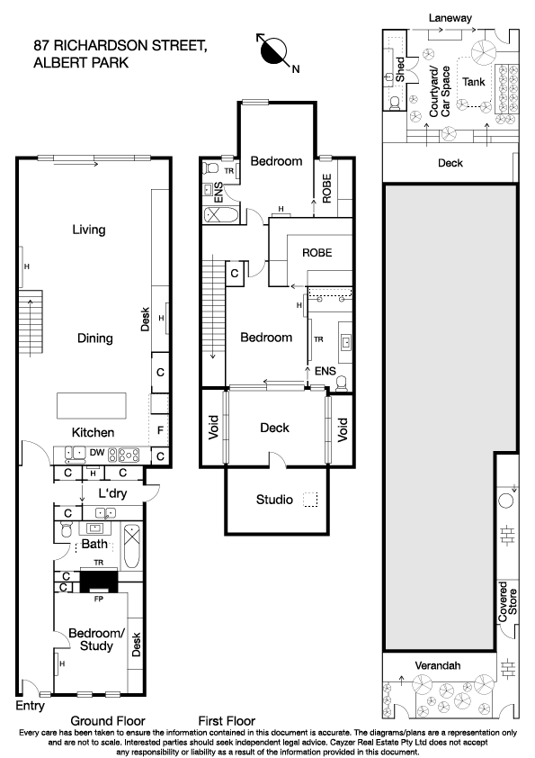 87 Richardson Street, ALBERT PARK VIC 3206 - Floorplan