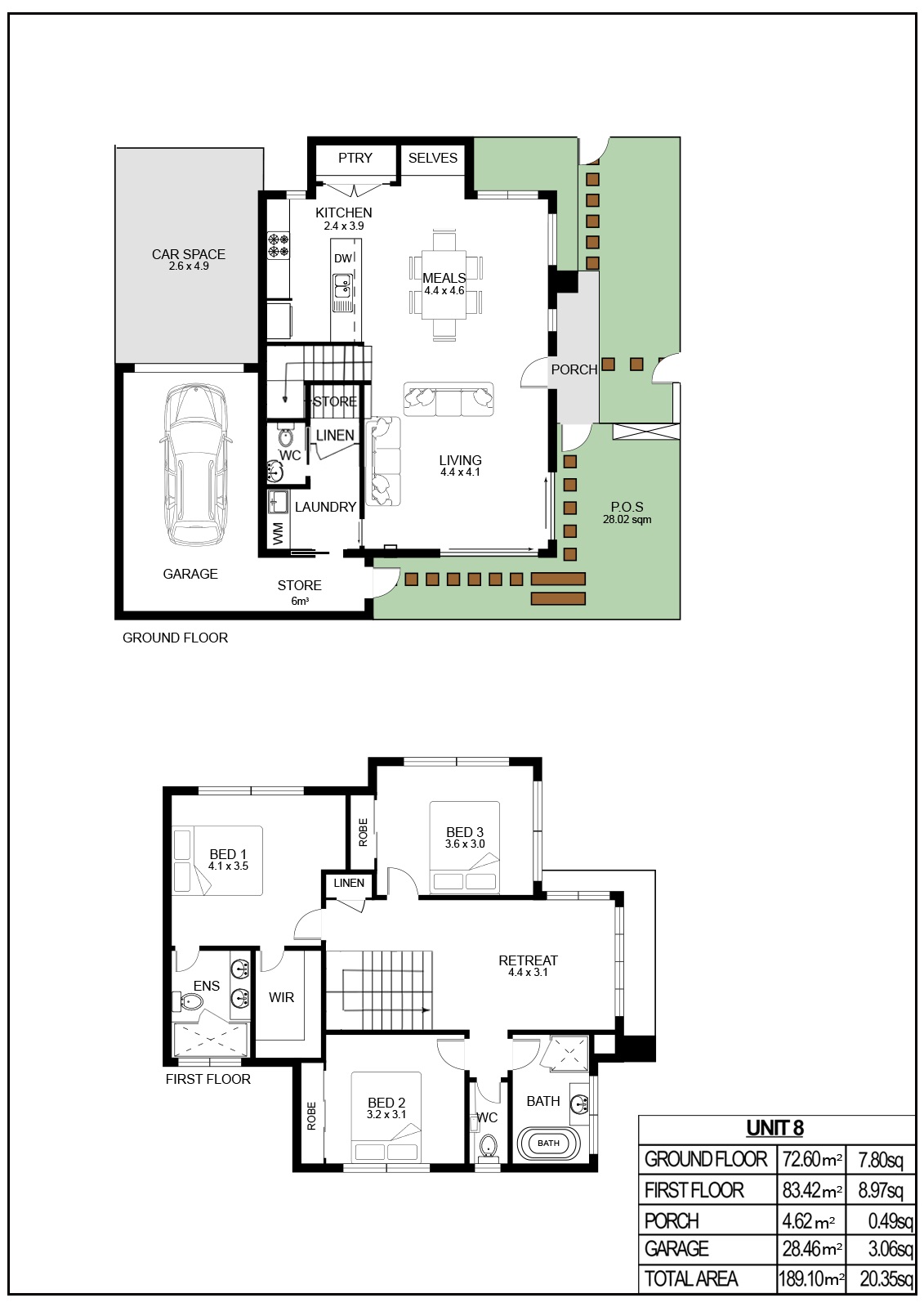 8/72-74 Vines Road, HAMLYN HEIGHTS VIC 3215 - Floorplan