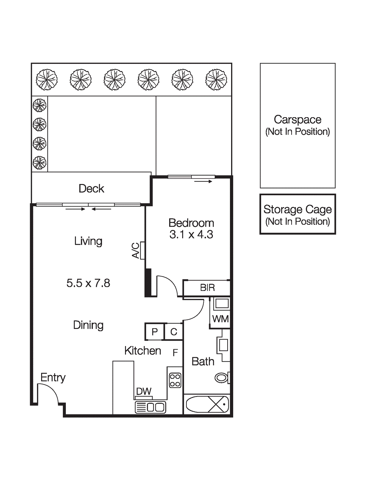 8/78 Holyrood Street, Hampton VIC 3188 - Floorplan