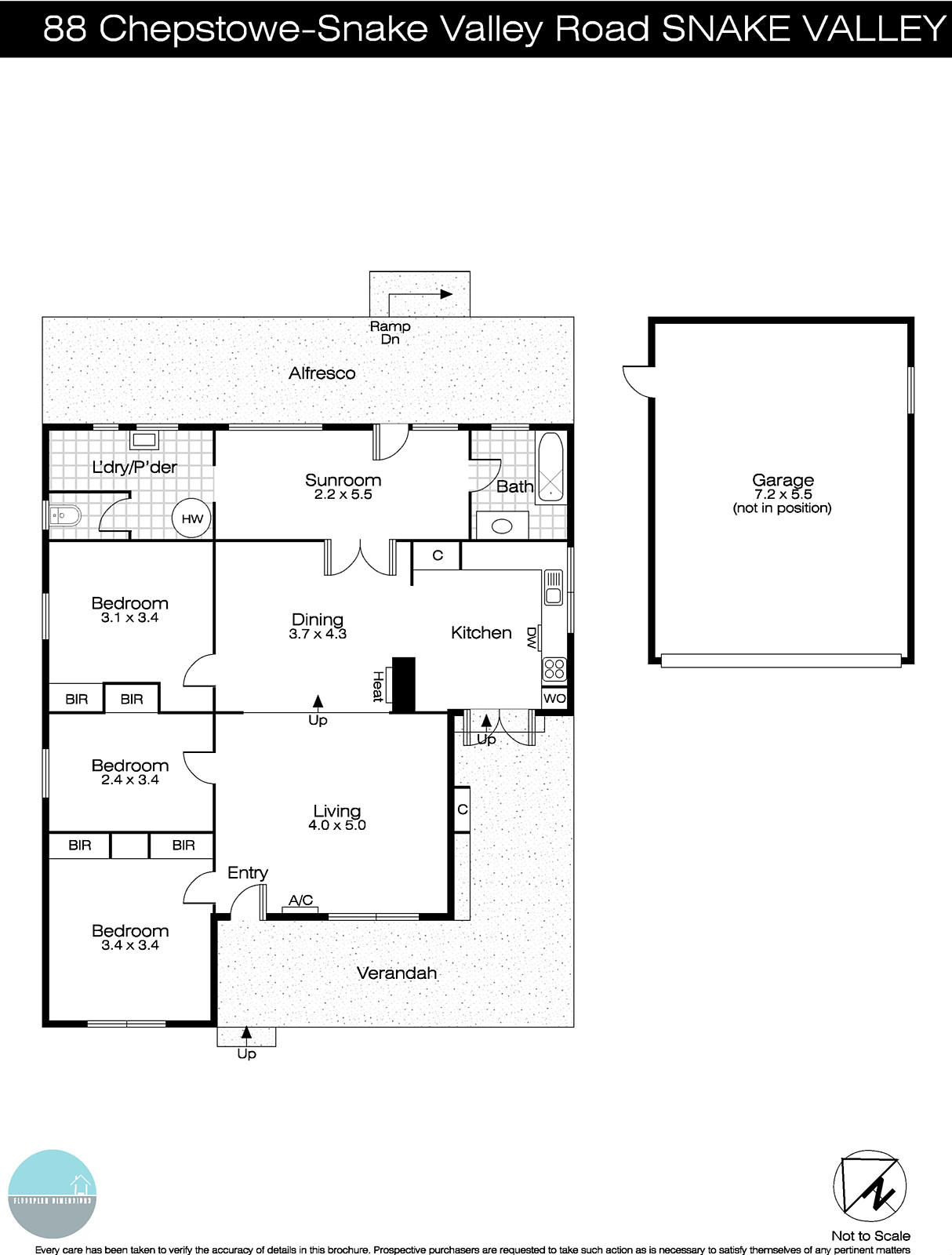 88 Chepstowe-Snake Valley Road, Snake Valley VIC 3351 - Floorplan