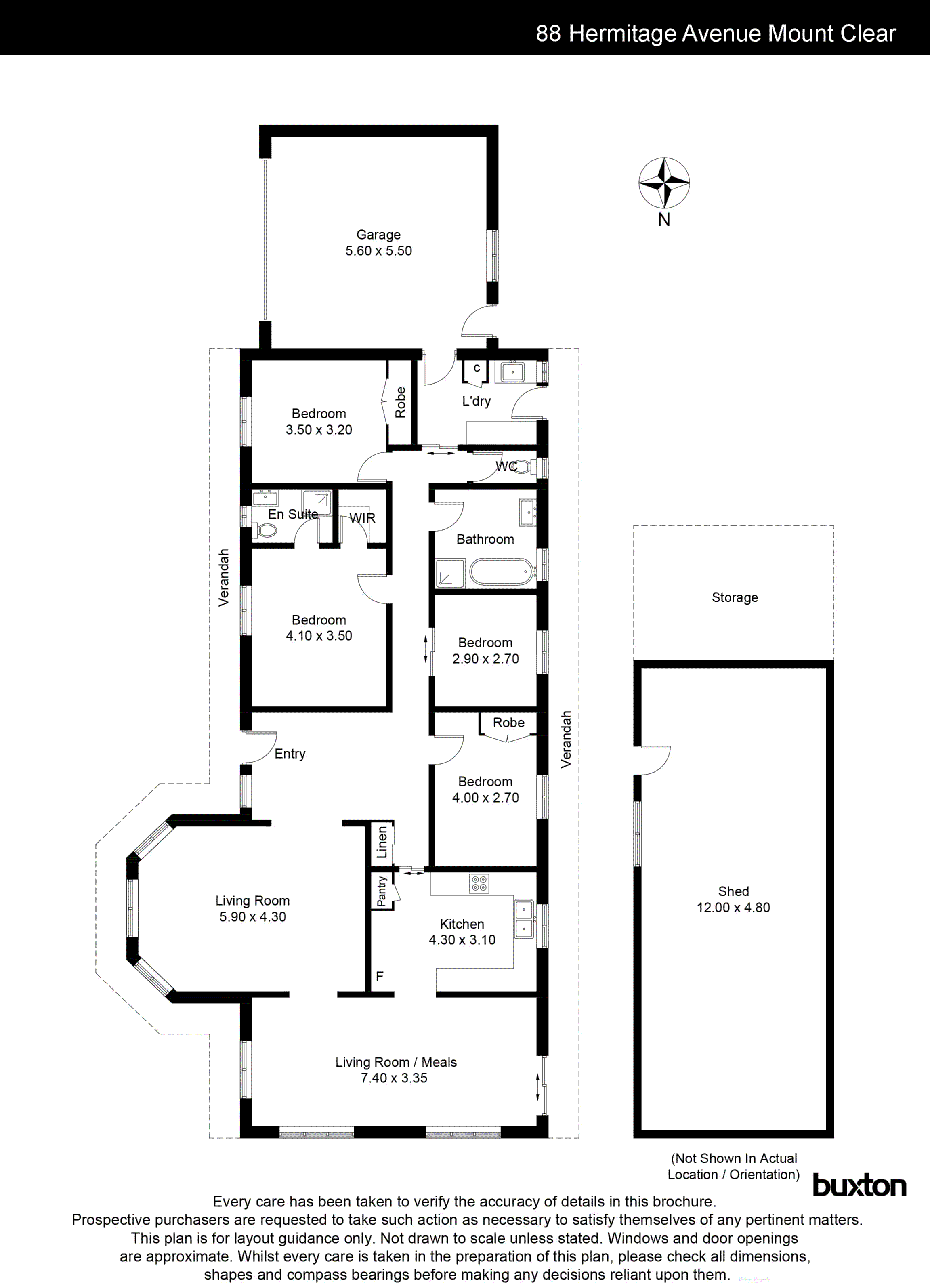 88 Hermitage Avenue, Mount Clear VIC 3350 - Floorplan