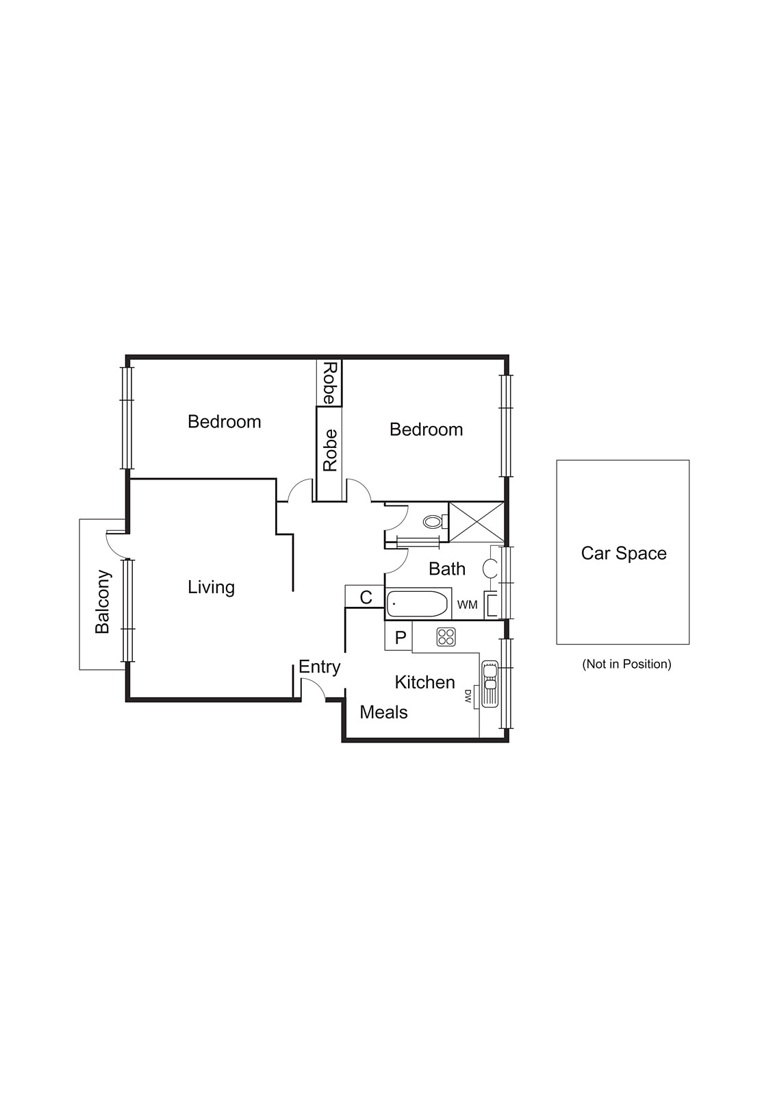 8/8 Marriott Street, Caulfield South VIC 3162 - Floorplan