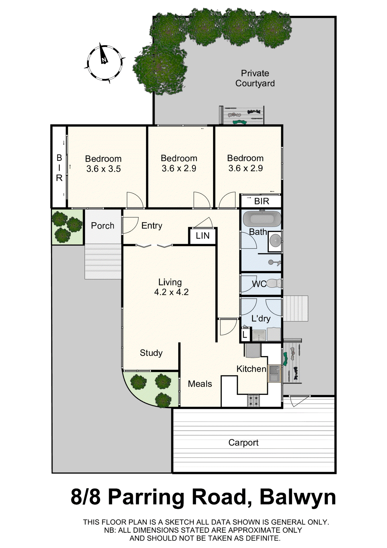 8/8 Parring Road, Balwyn VIC 3103 - Floorplan