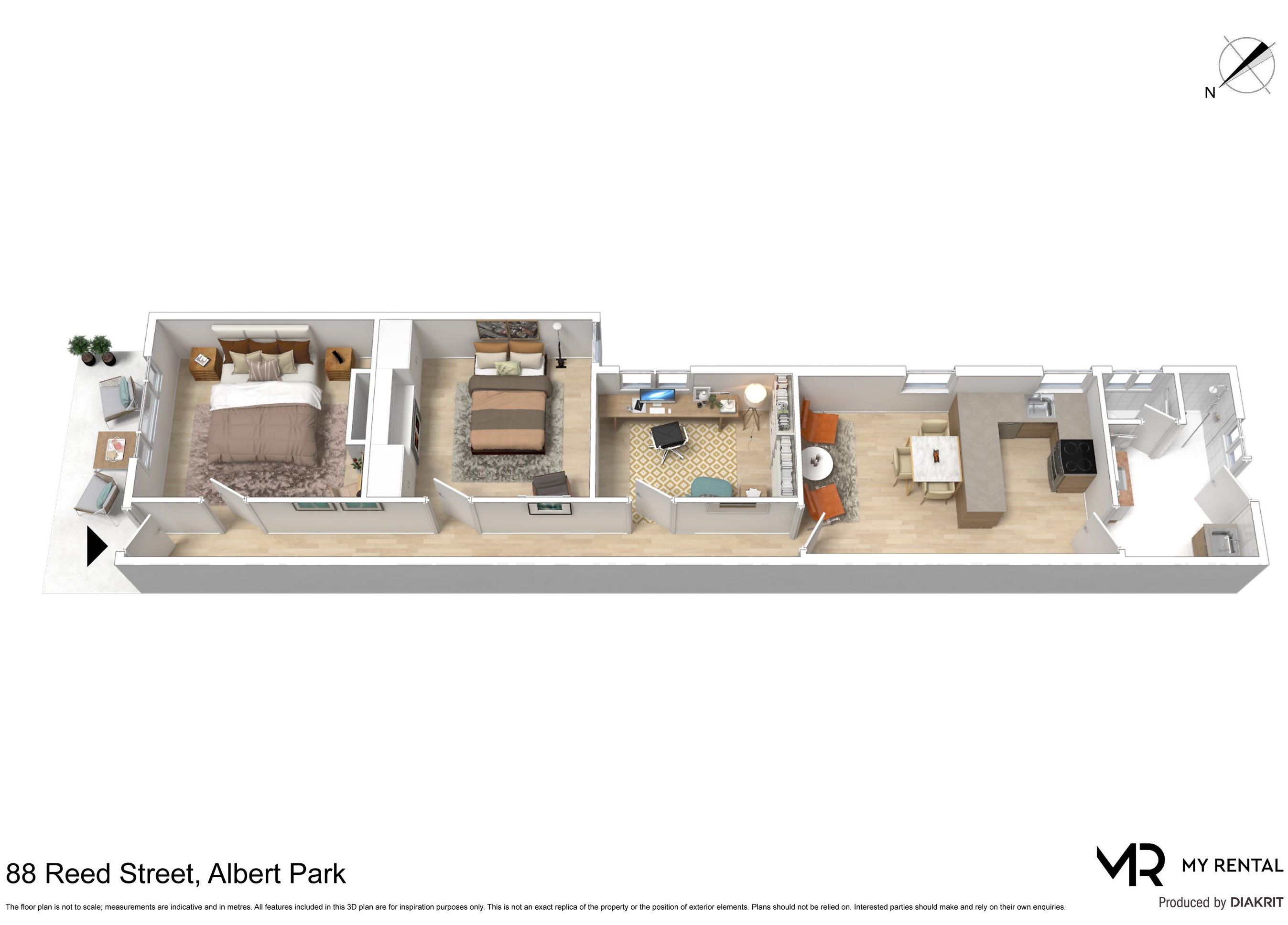 88 Reed Street, Albert Park VIC 3206 - Floorplan