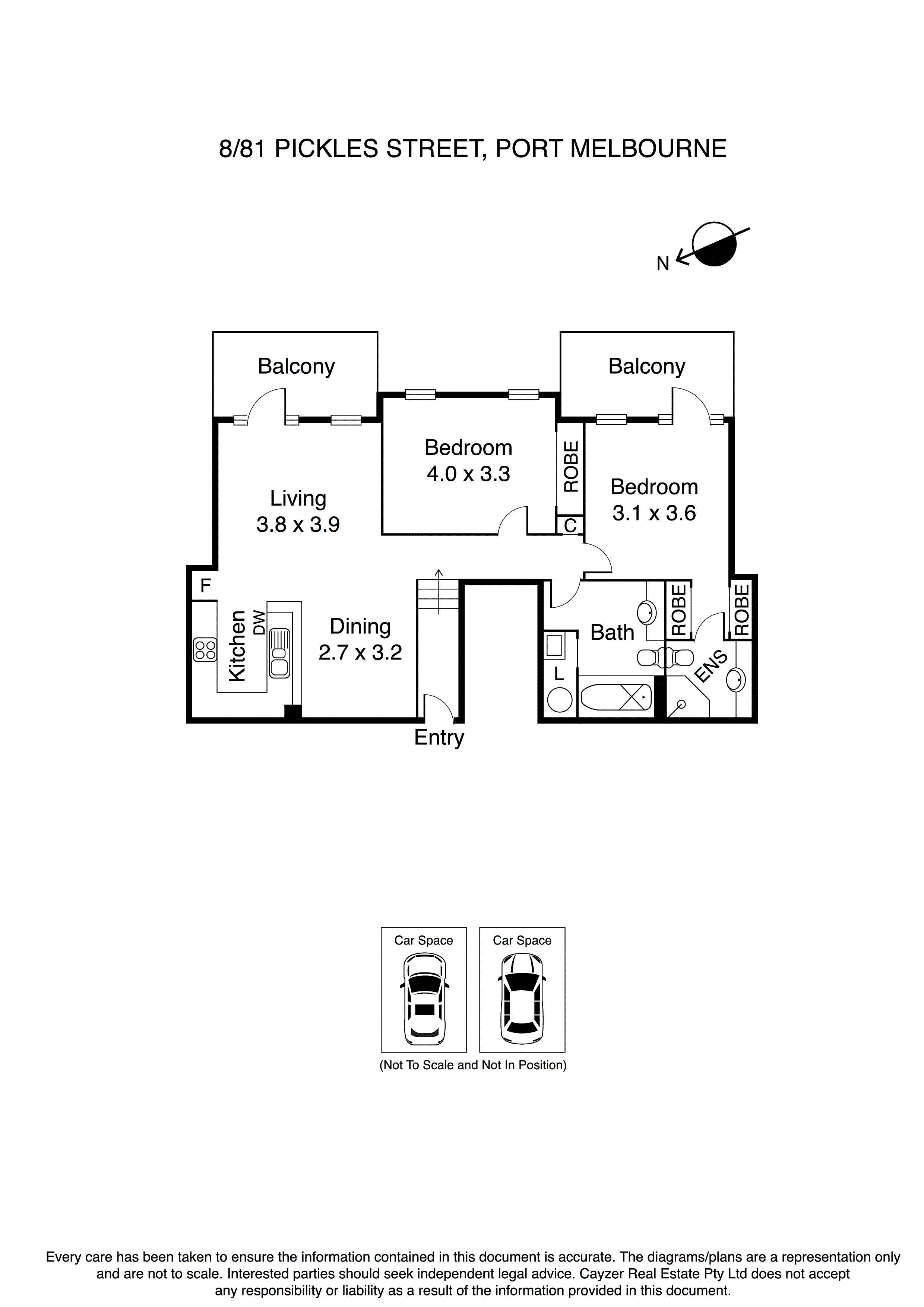 8/81 Pickles Street, PORT MELBOURNE VIC 3207 - Floorplan