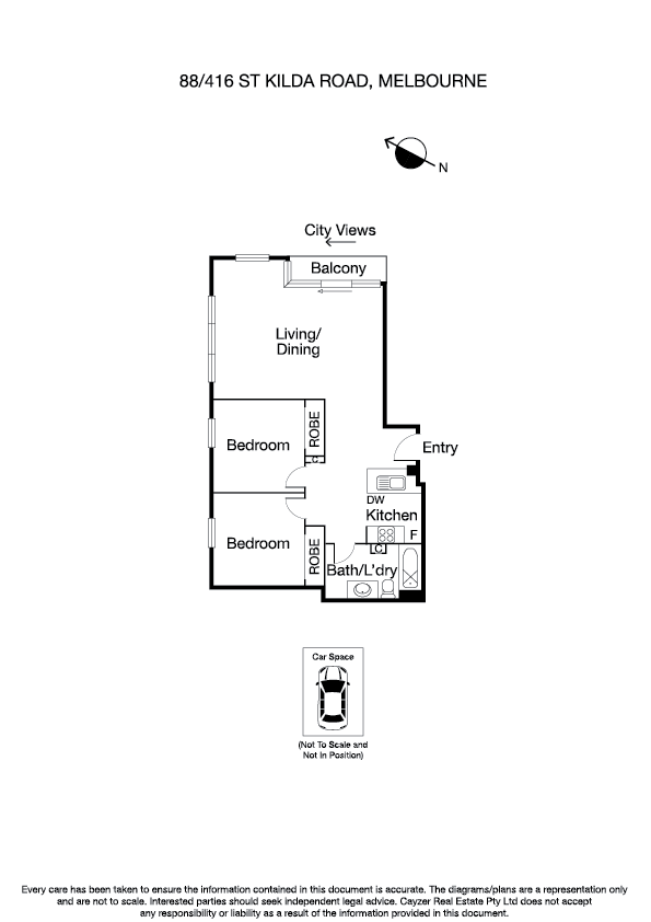 88/416 St Kilda Road, MELBOURNE VIC 3004 - Floorplan