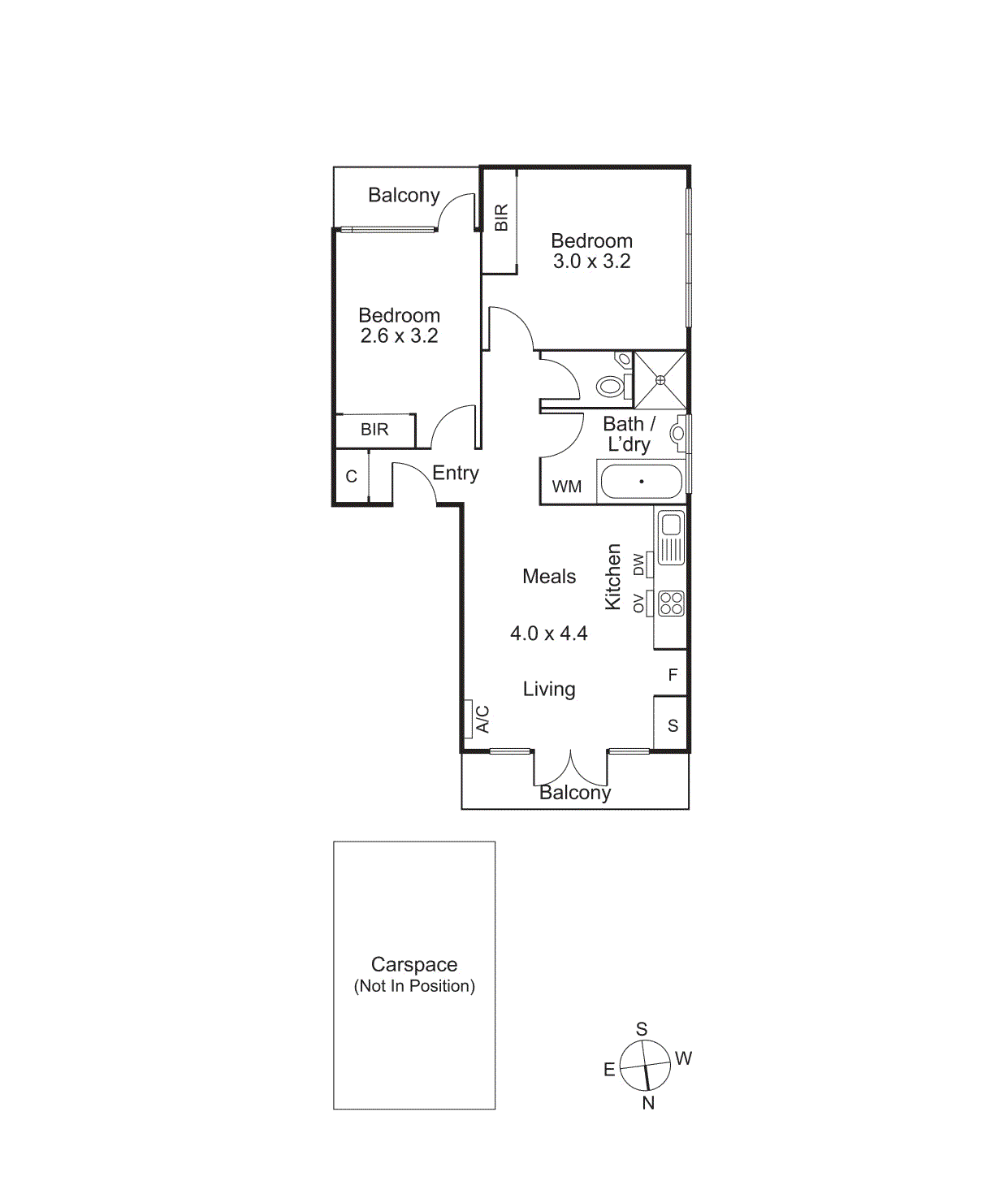 8/89 Hotham Street, Balaclava VIC 3183 - Floorplan