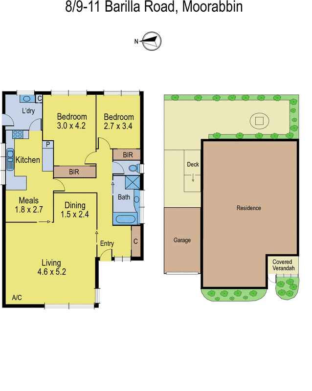 8/9-11 Barilla Road, Moorabbin VIC 3189 - Floorplan