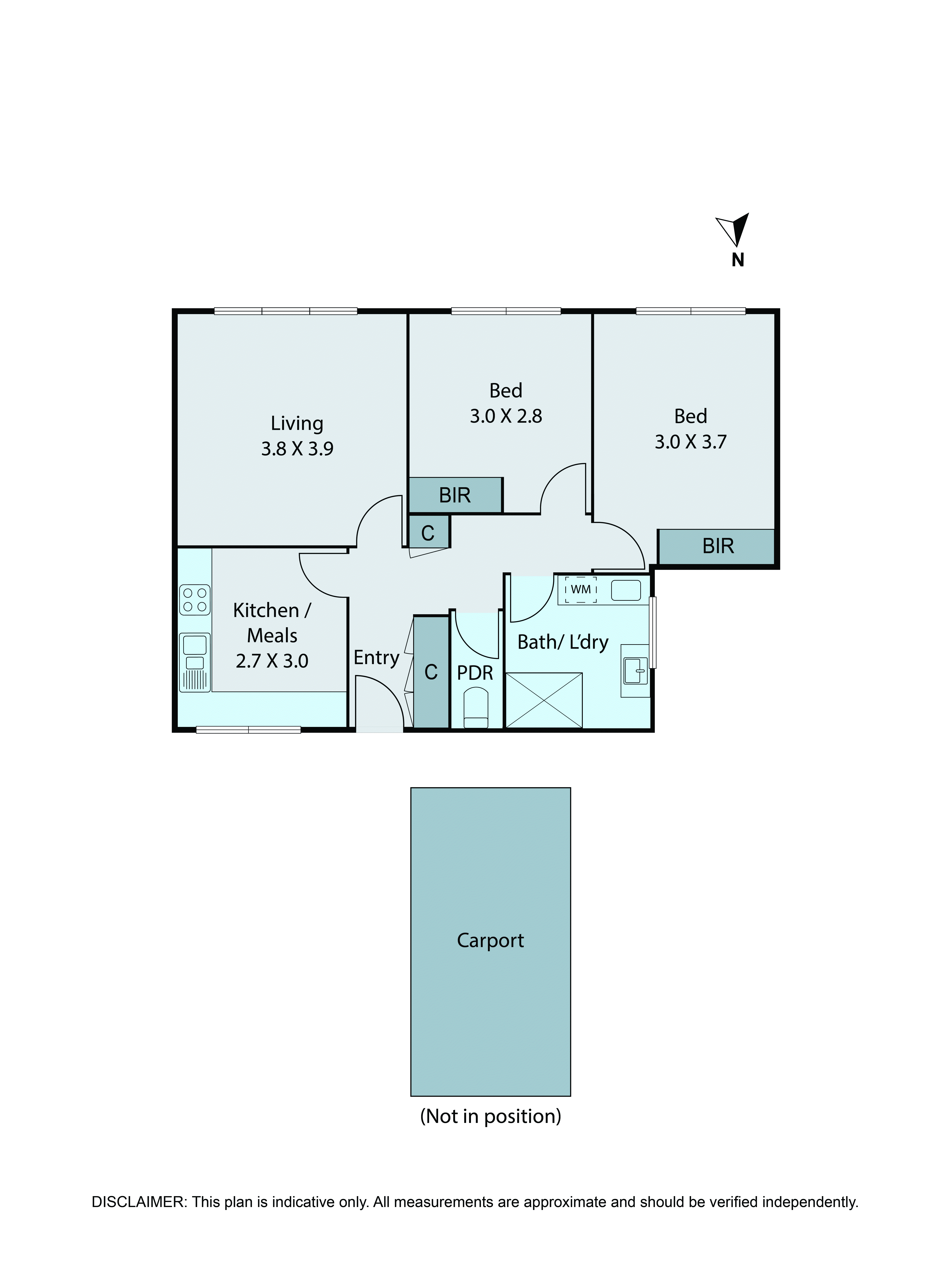 8/9-11 Rose Street, Box Hill VIC 3128 - Floorplan