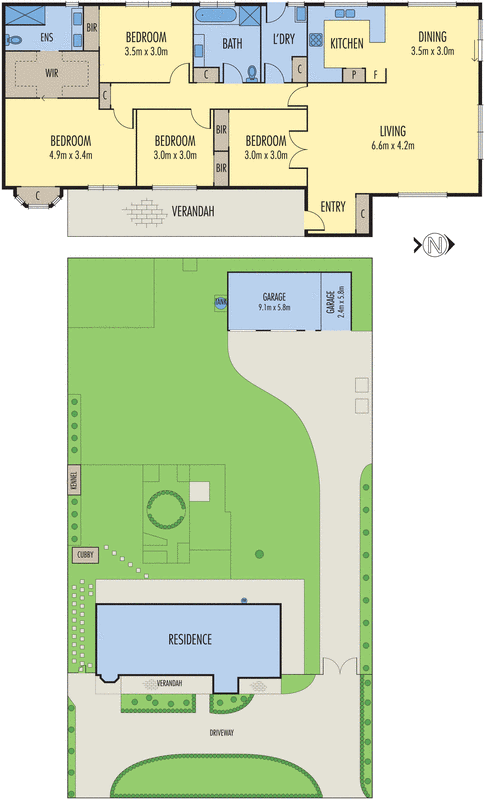 892 Hendy Main Road, Moriac VIC 3240 - Floorplan