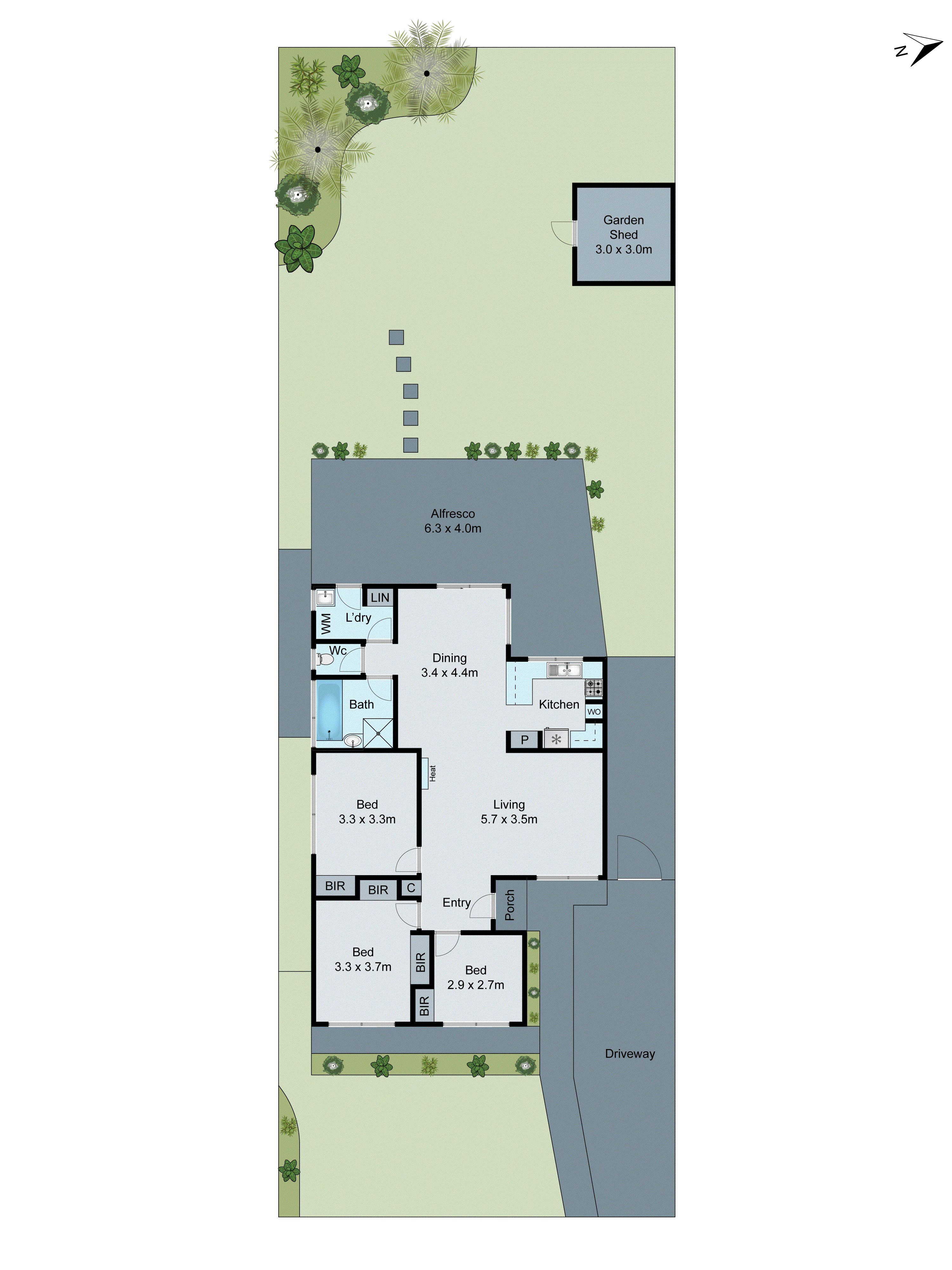 8A Bingara Avenue, Norlane VIC 3214 - Floorplan