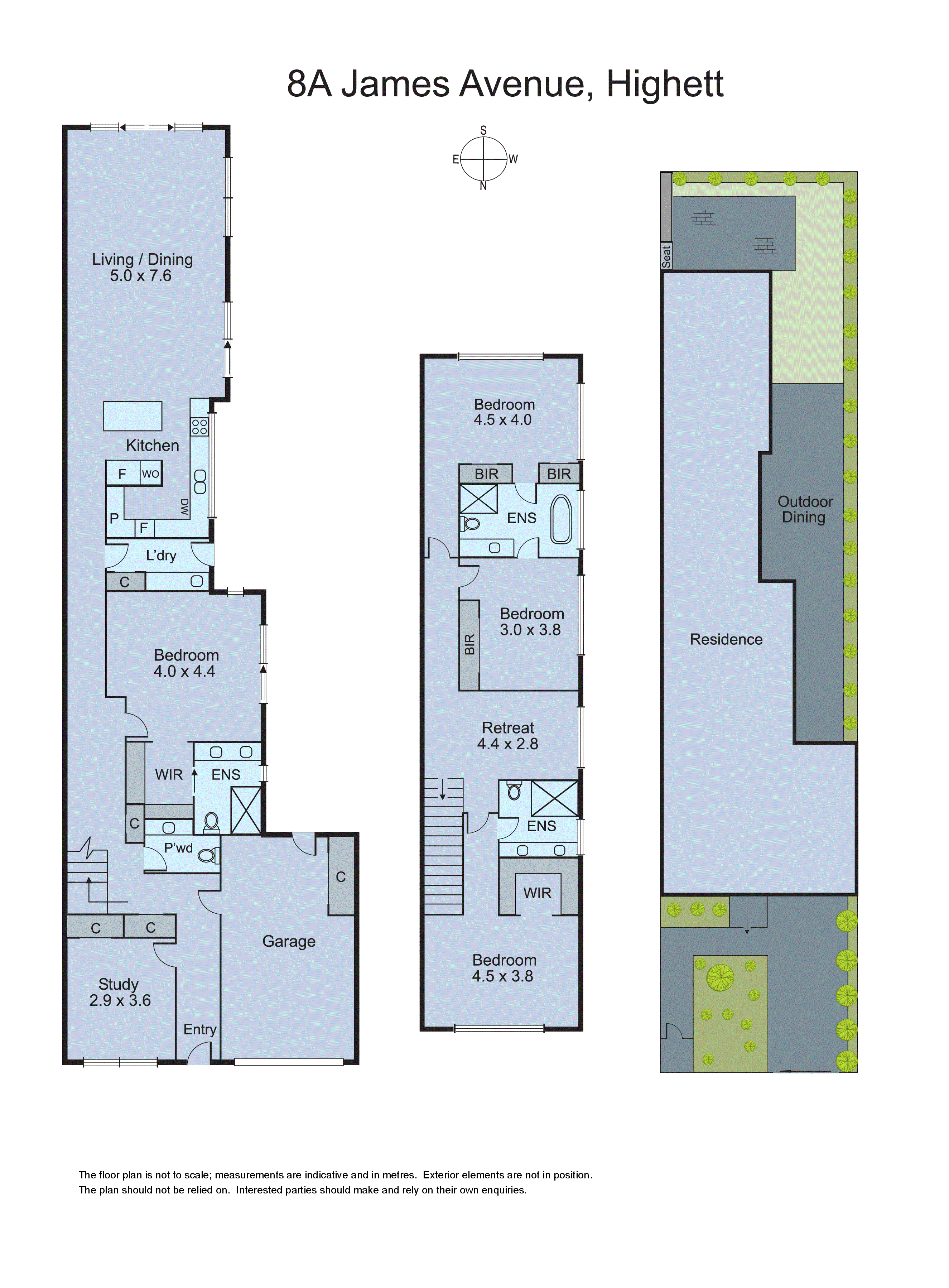 8a James Avenue, Highett VIC 3190 - Floorplan