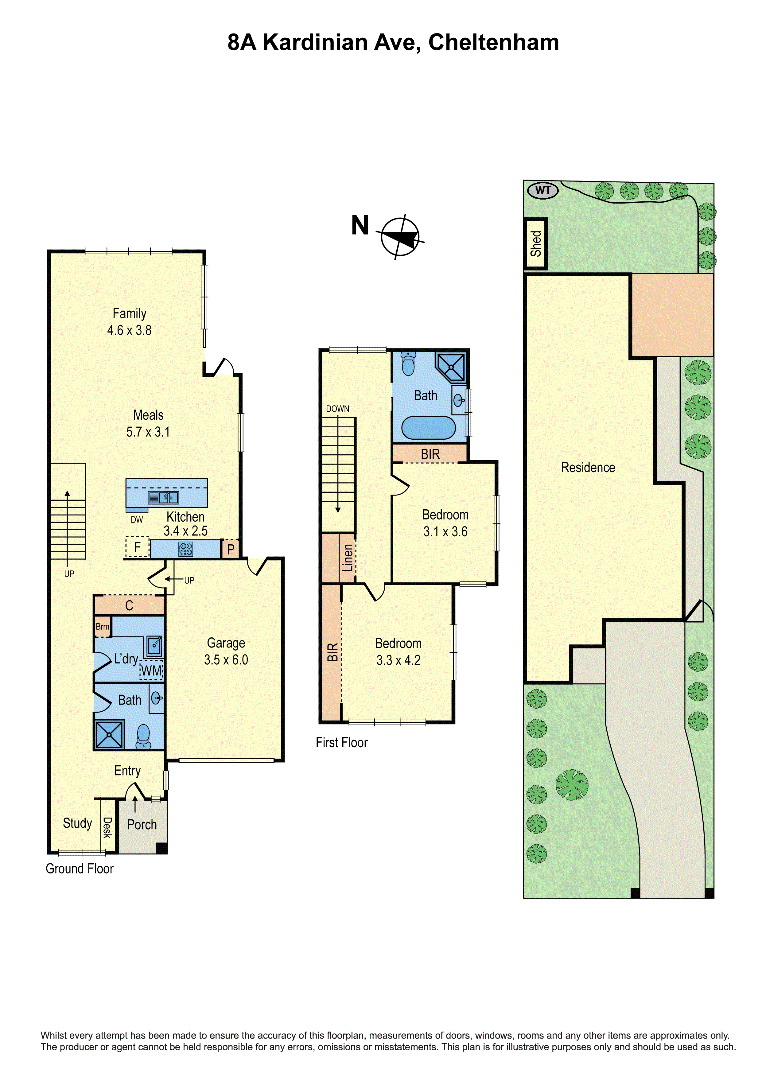 8A Kardinian Avenue, Cheltenham VIC 3192 - Floorplan
