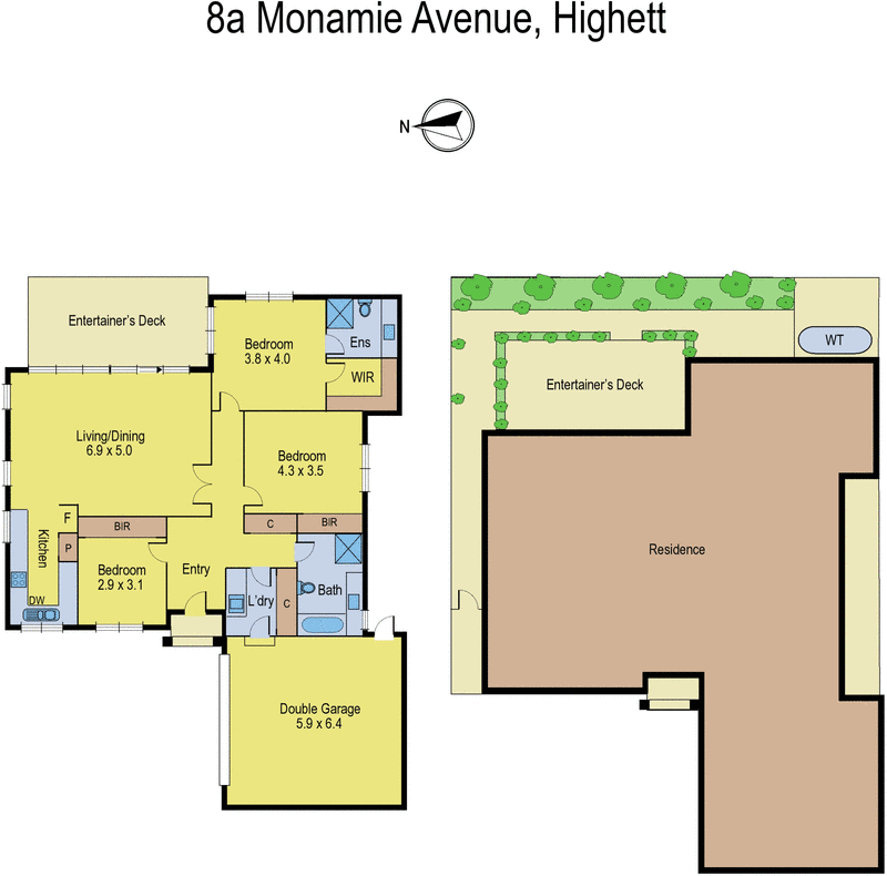 8a Monamie Avenue, Highett VIC 3190 - Floorplan