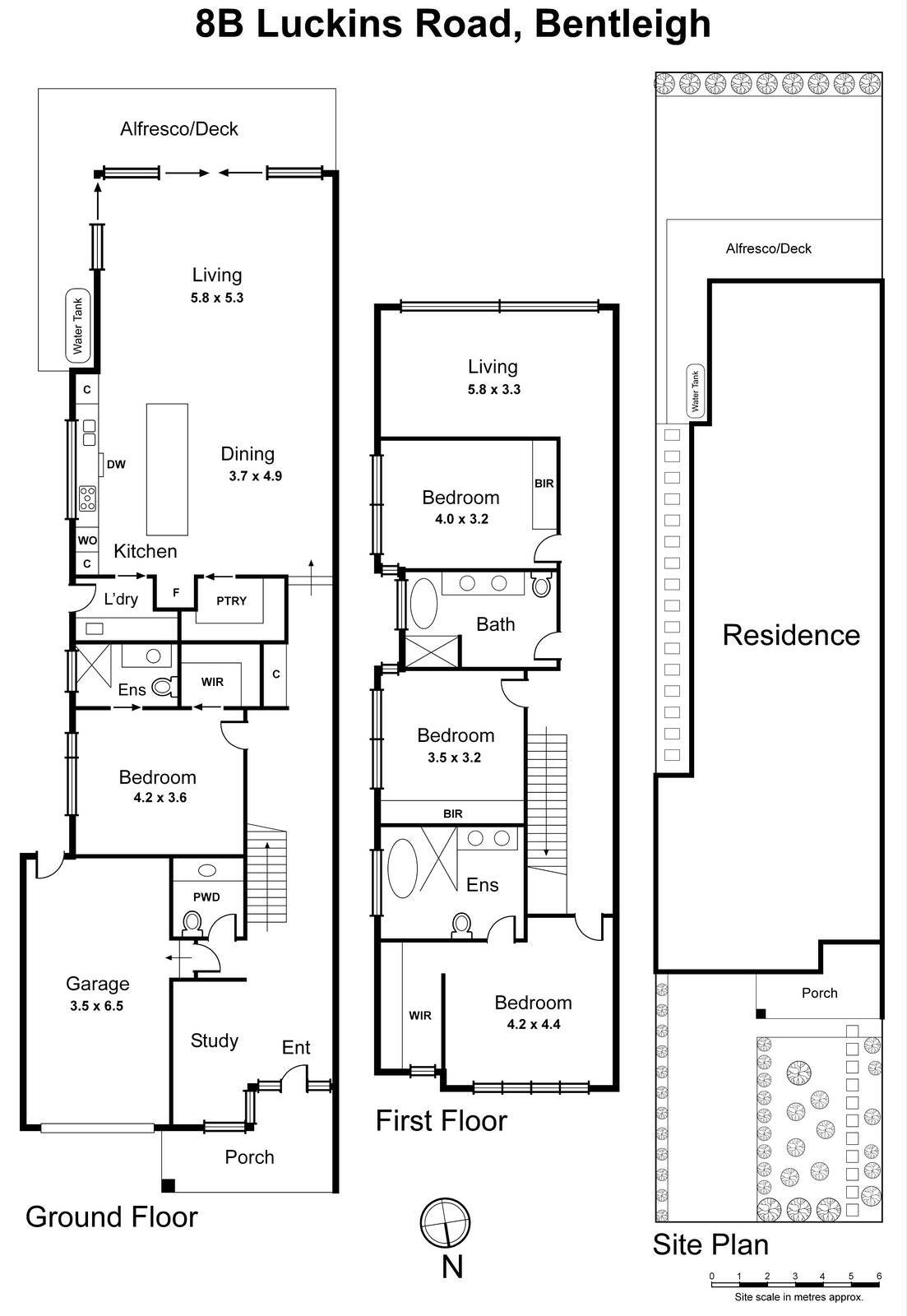 8b Luckins Road, Bentleigh VIC 3204 - Floorplan