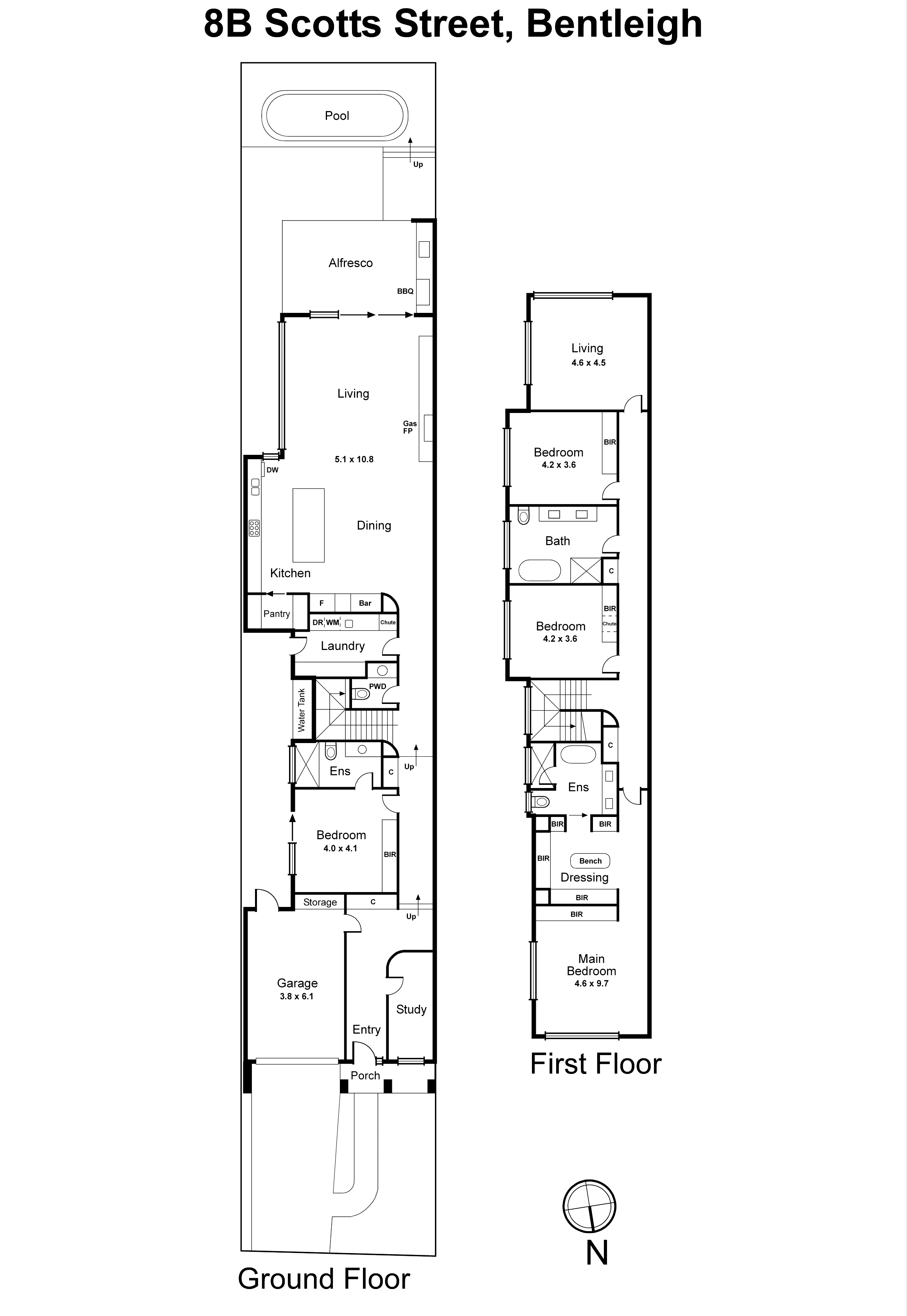 8B Scotts Street, Bentleigh VIC 3204 - Floorplan