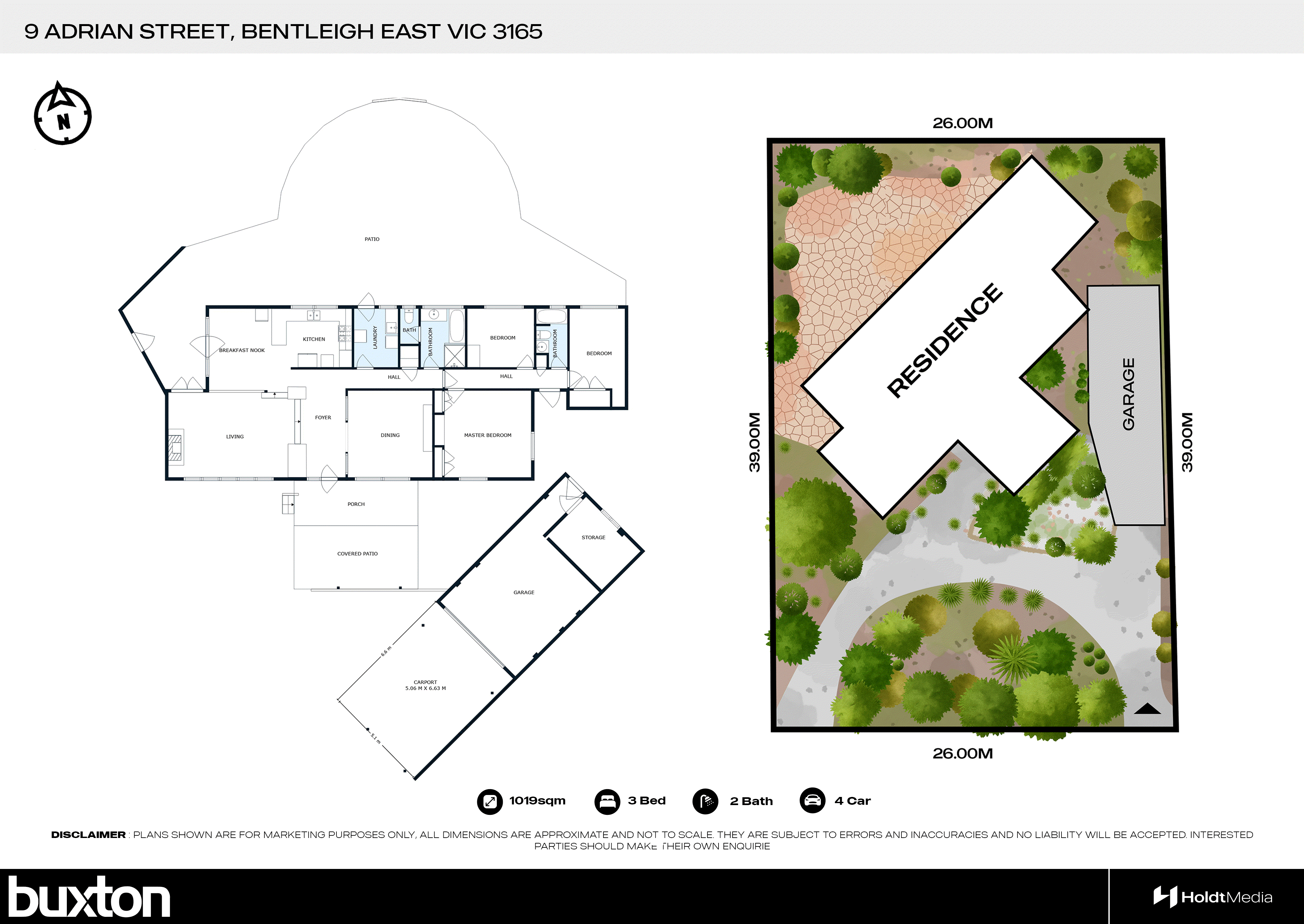 9 Adrian Street, Bentleigh East VIC 3165 - Floorplan