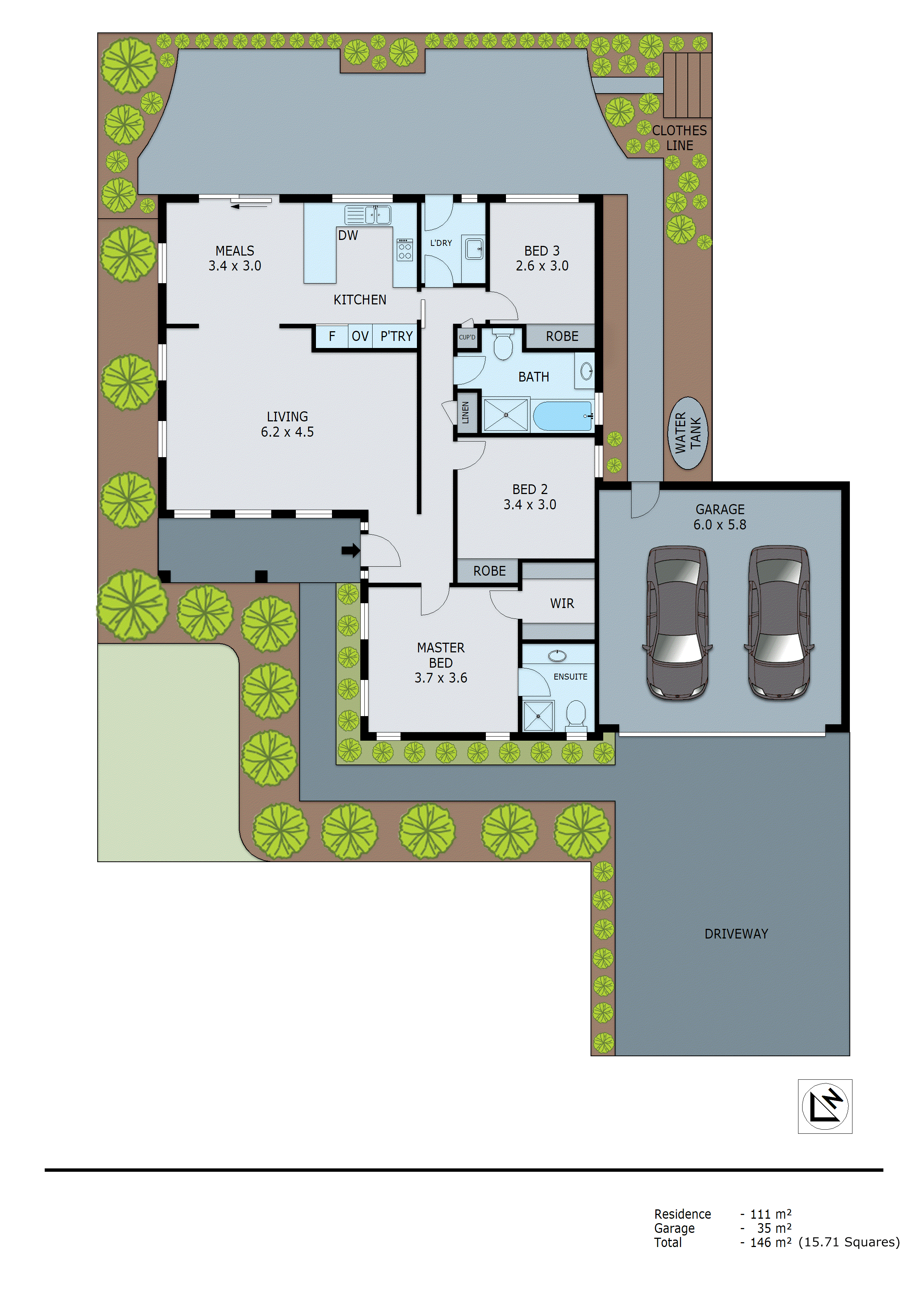 9 Albert Place, Dingley Village VIC 3172 - Floorplan
