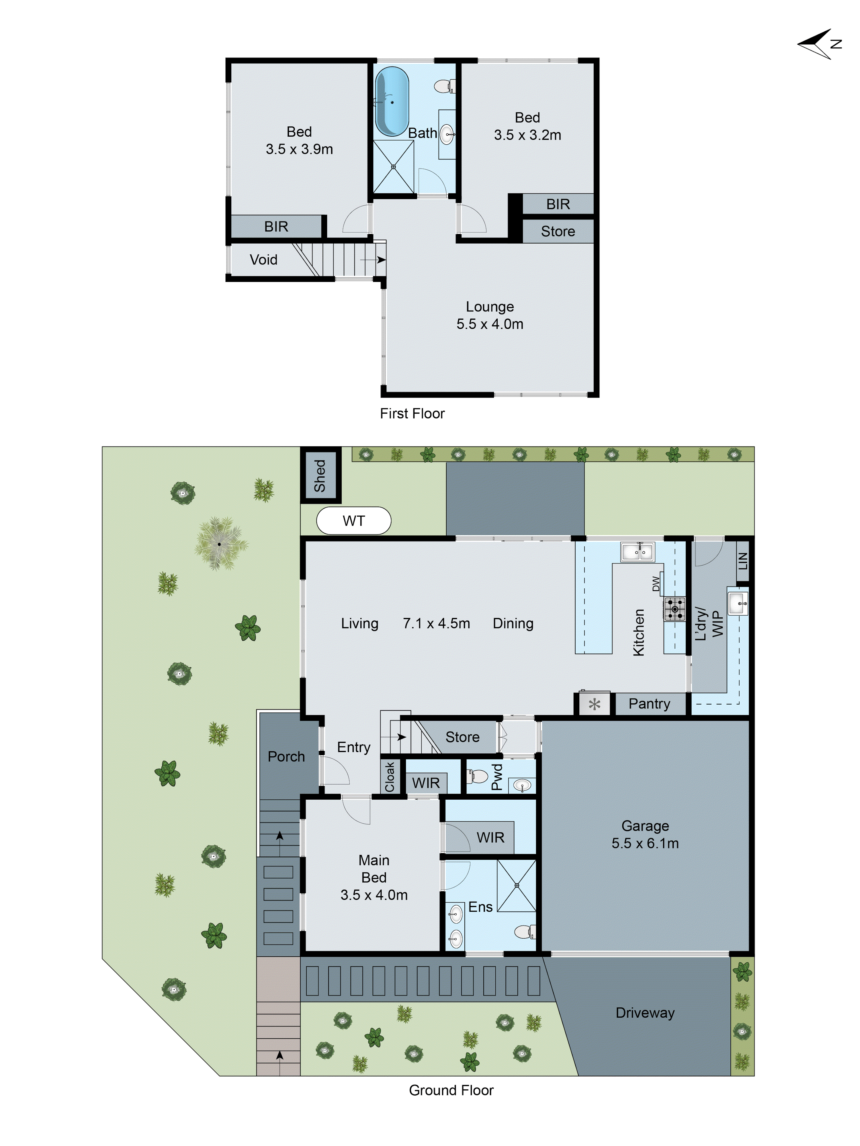 9 Annmaree Road, Highton VIC 3216 - Floorplan