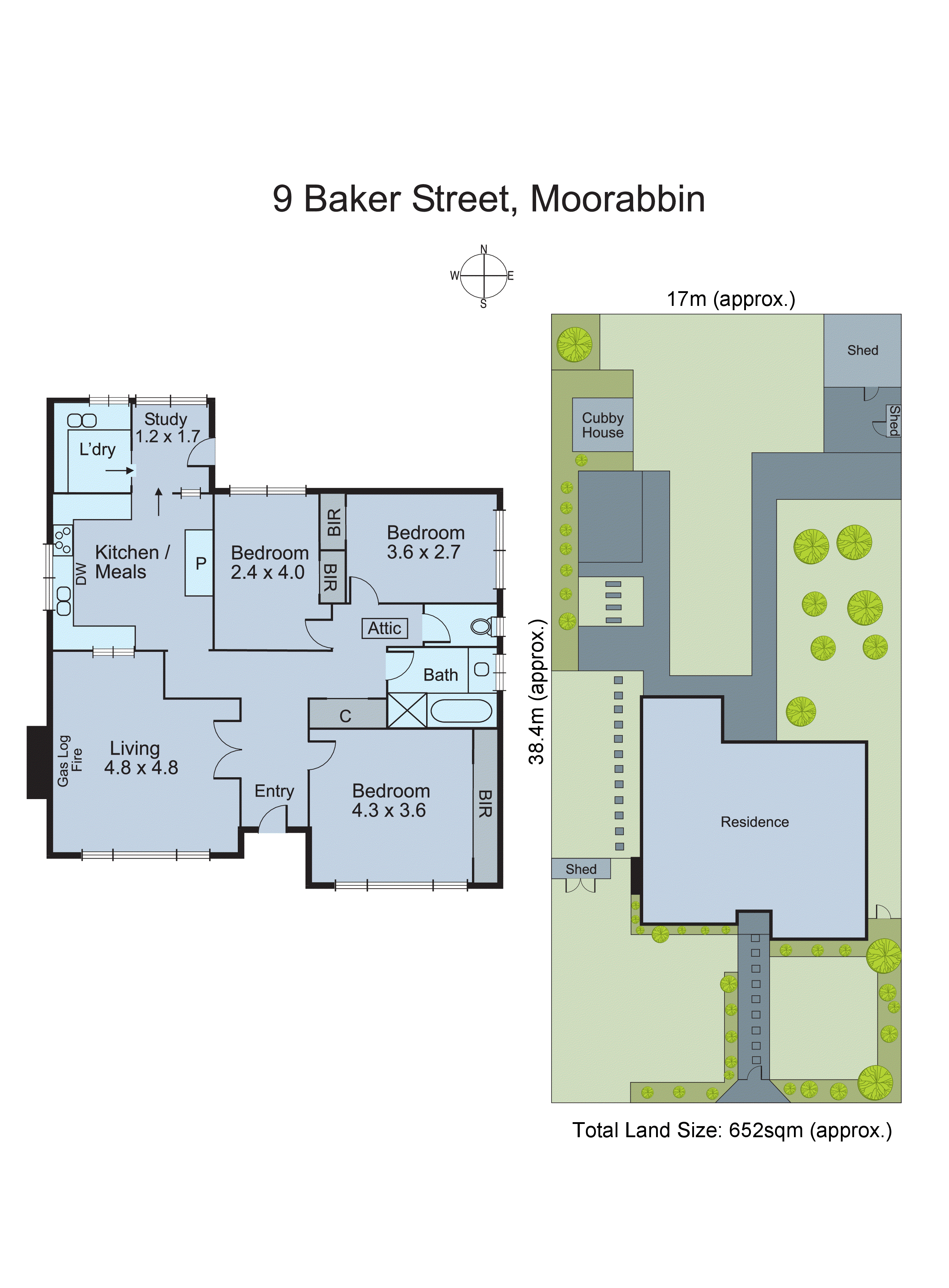 9 Baker Street, Moorabbin VIC 3189 - Floorplan