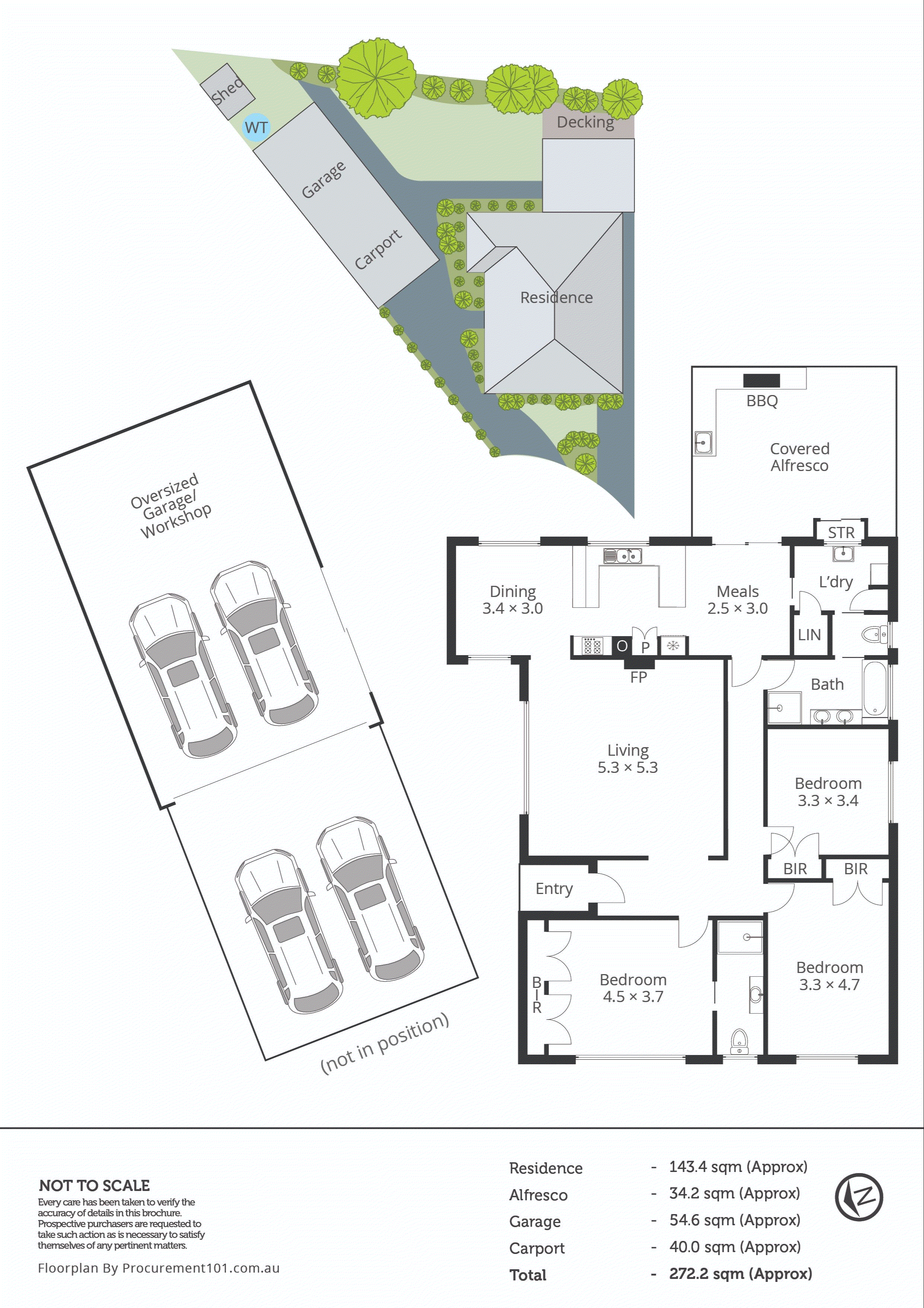 9 Beach Court, Keysborough VIC 3173 - Floorplan
